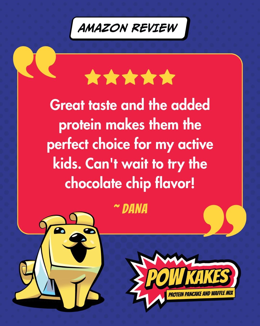 Fuel your mornings like a superhero! 💪🥞 Our high-protein pancakes are a hit with active families&mdash;delicious, fluffy, and ready in minutes. 

Who&rsquo;s ready to power up breakfast? 🚀✨
#POWKAKES #BreakfastChampions #ProteinPower
