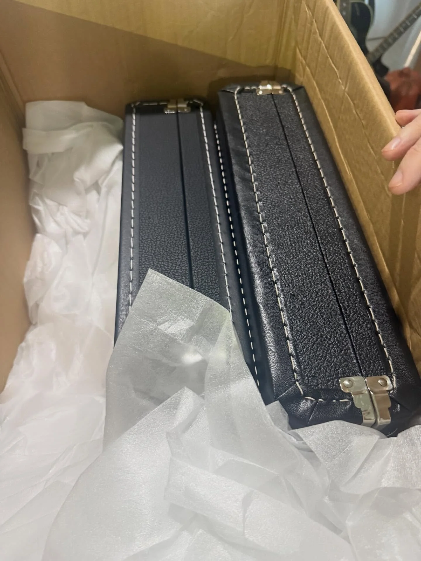 What the ?! It&rsquo;s our first two guitars for the shop