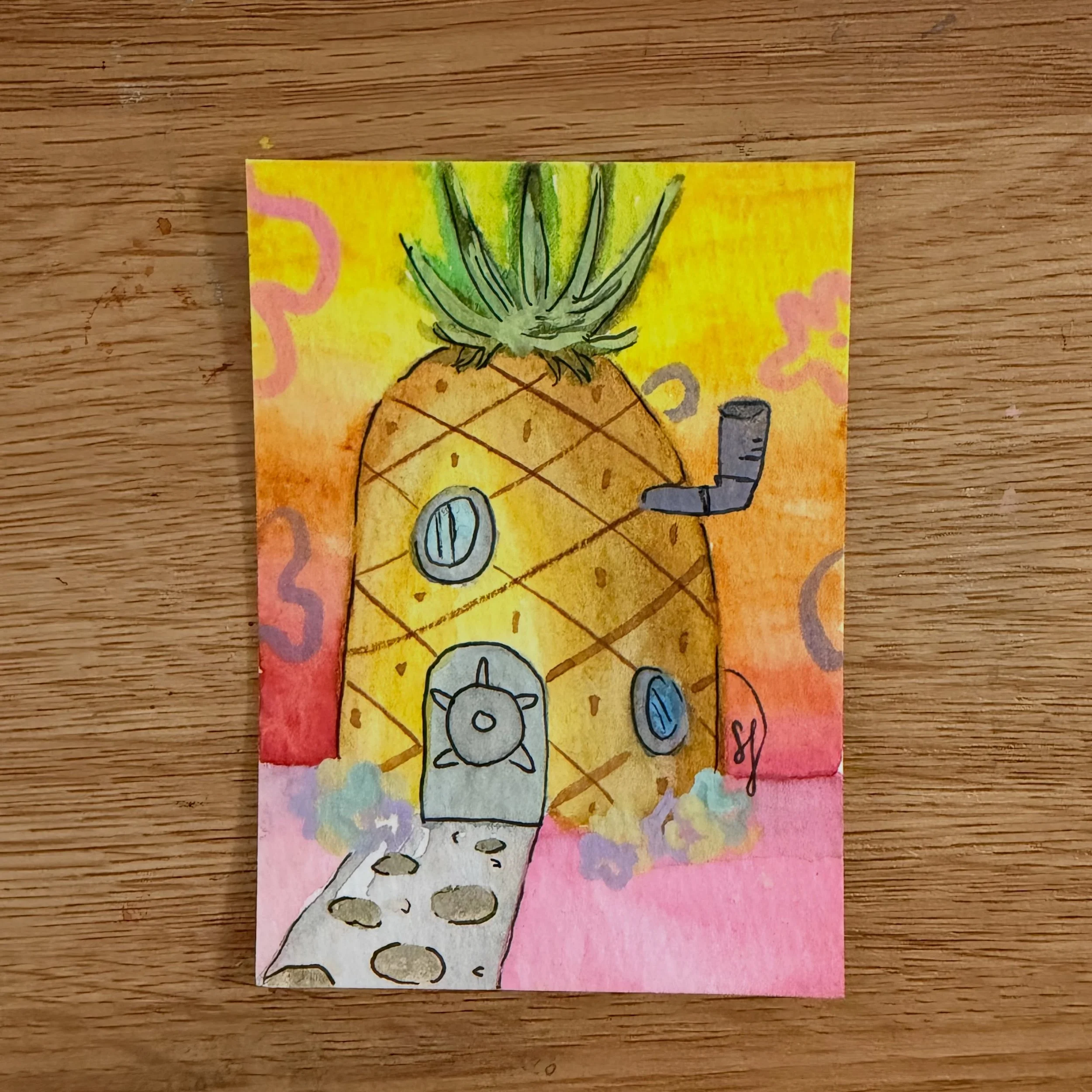 Sometimes you have to paint a little nostalgia.

#wholivesinapineappleunderthesea #spongebobsquarepants