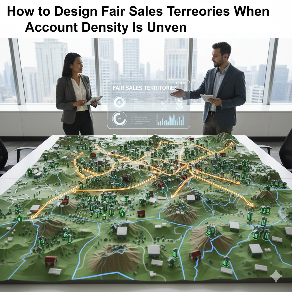 How to Design Fair Sales Territories When Account Density Is Uneven