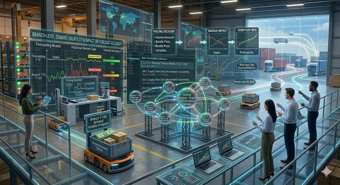 How Branch-Level Demand Volatility Impacts Distributor Forecast Accuracy