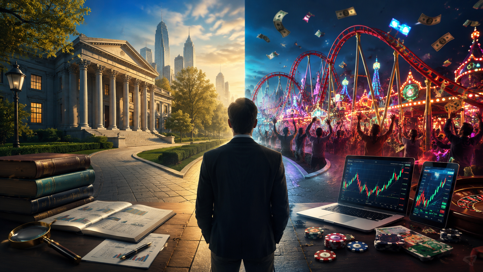 IL PARCO GIOCHI DEI MERCATI: DOVE FINISCE L’INVESTIMENTO E INIZIA LA SCOMMESSA