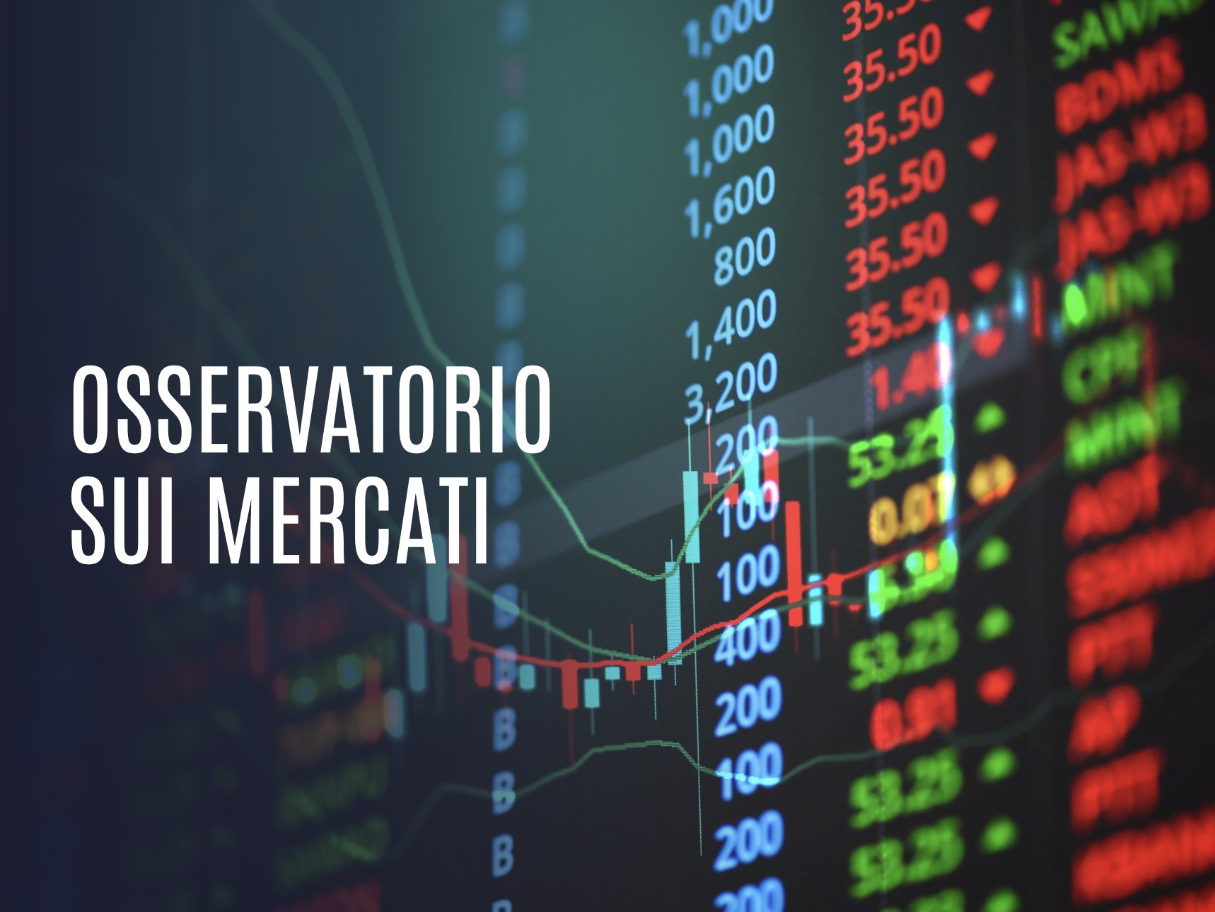 COS’È ACCADUTO SUI MERCATI?