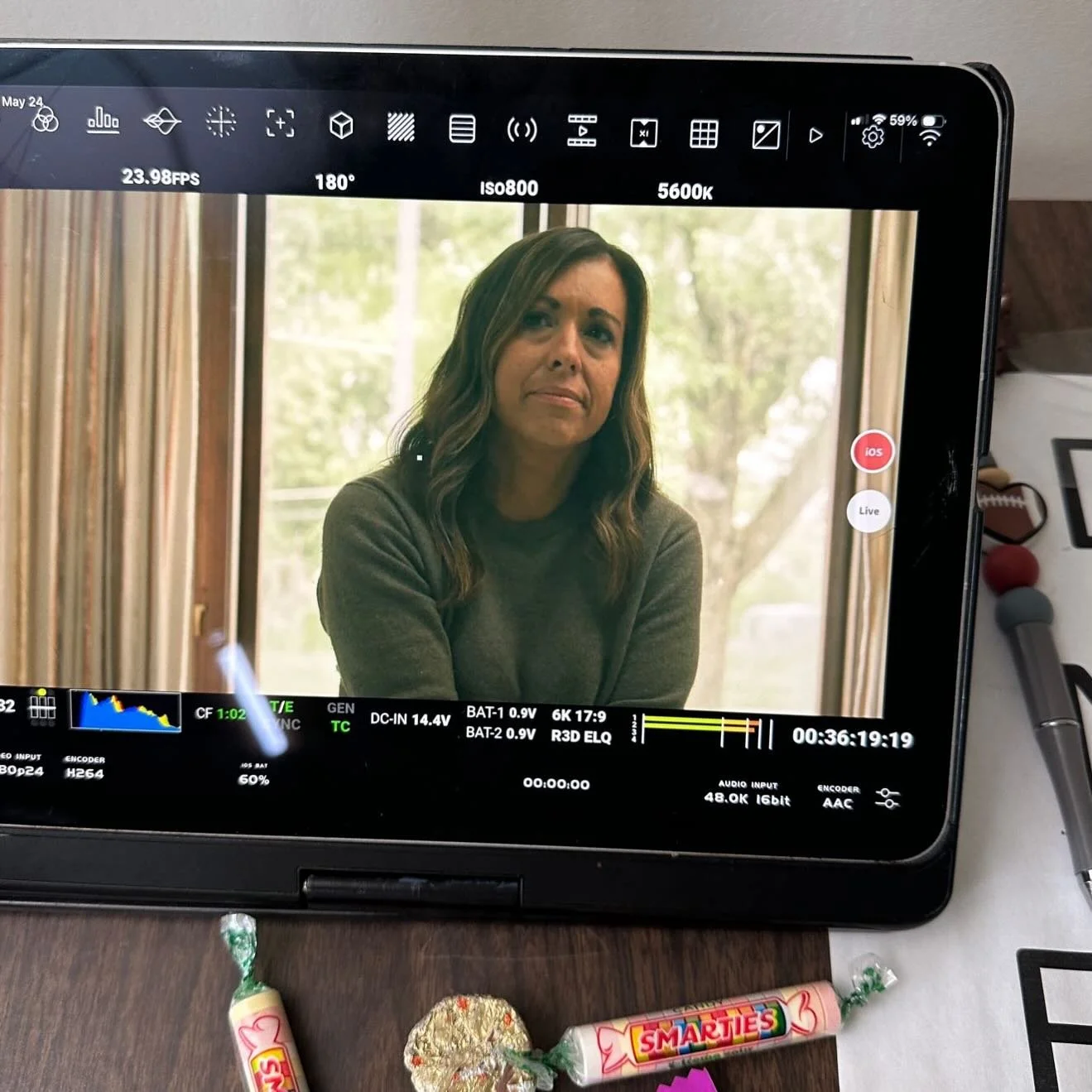 Sometimes being a strong daughter means processing in real time. 💕🎬

#indiefilm #behindthescenes #filmmaking #actorslife #workingactor