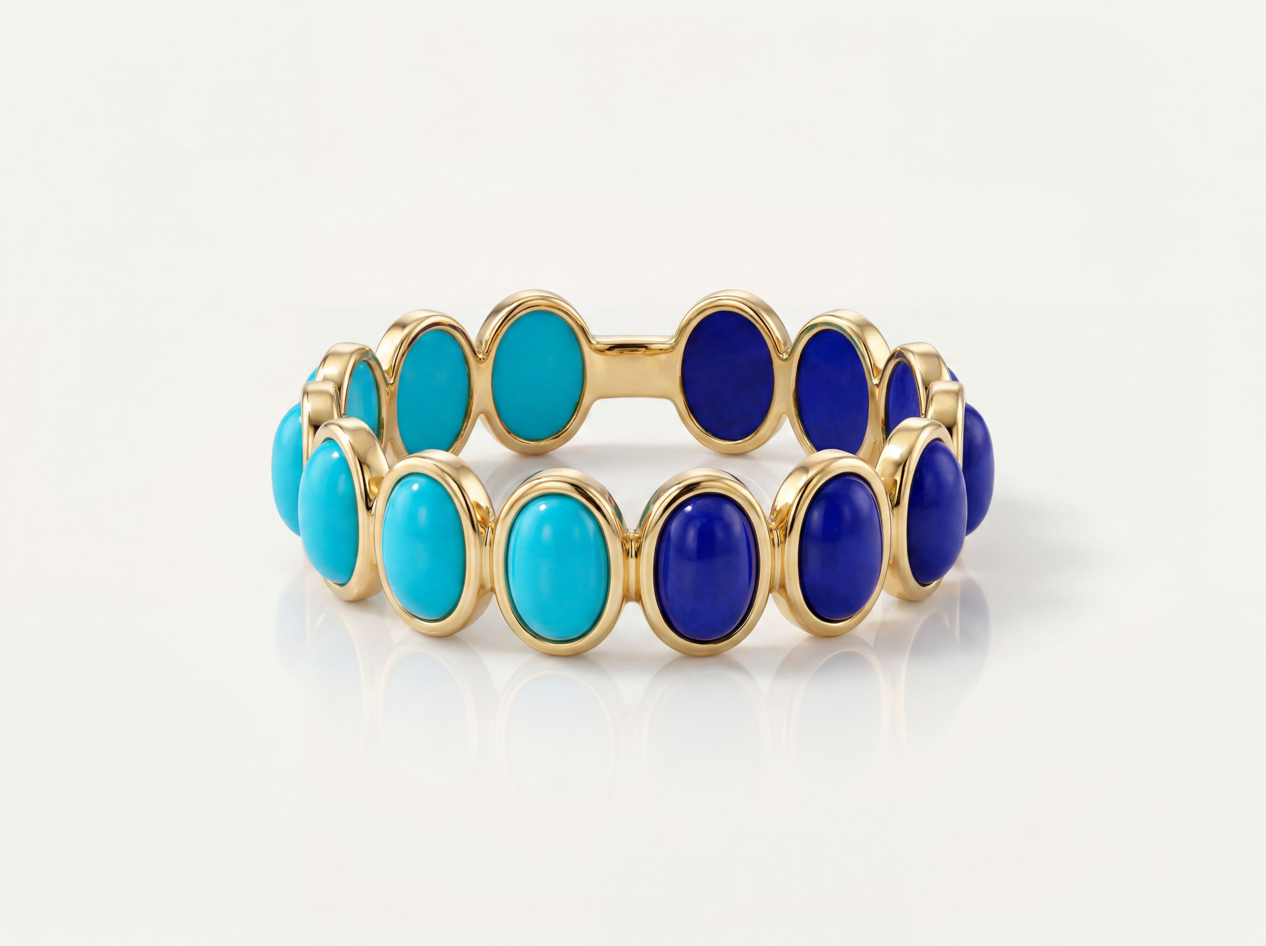 Turquoise and Lapis Lazuli Infinity Ring Oval.png