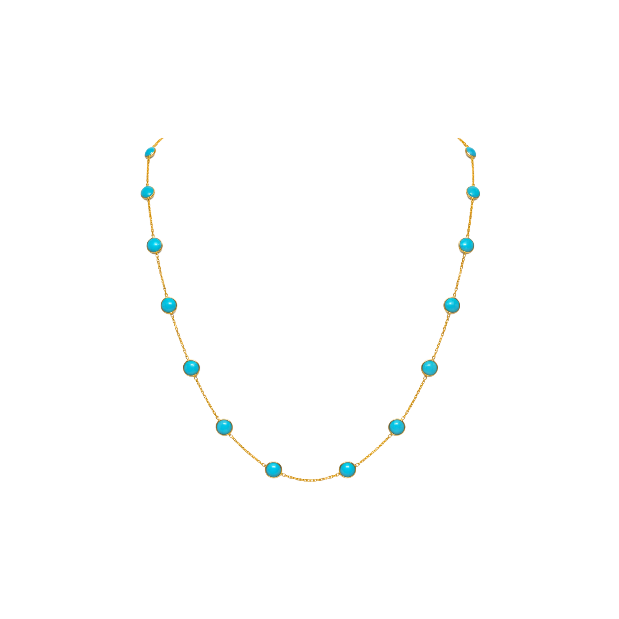 Turquoise Infinity Necklace
