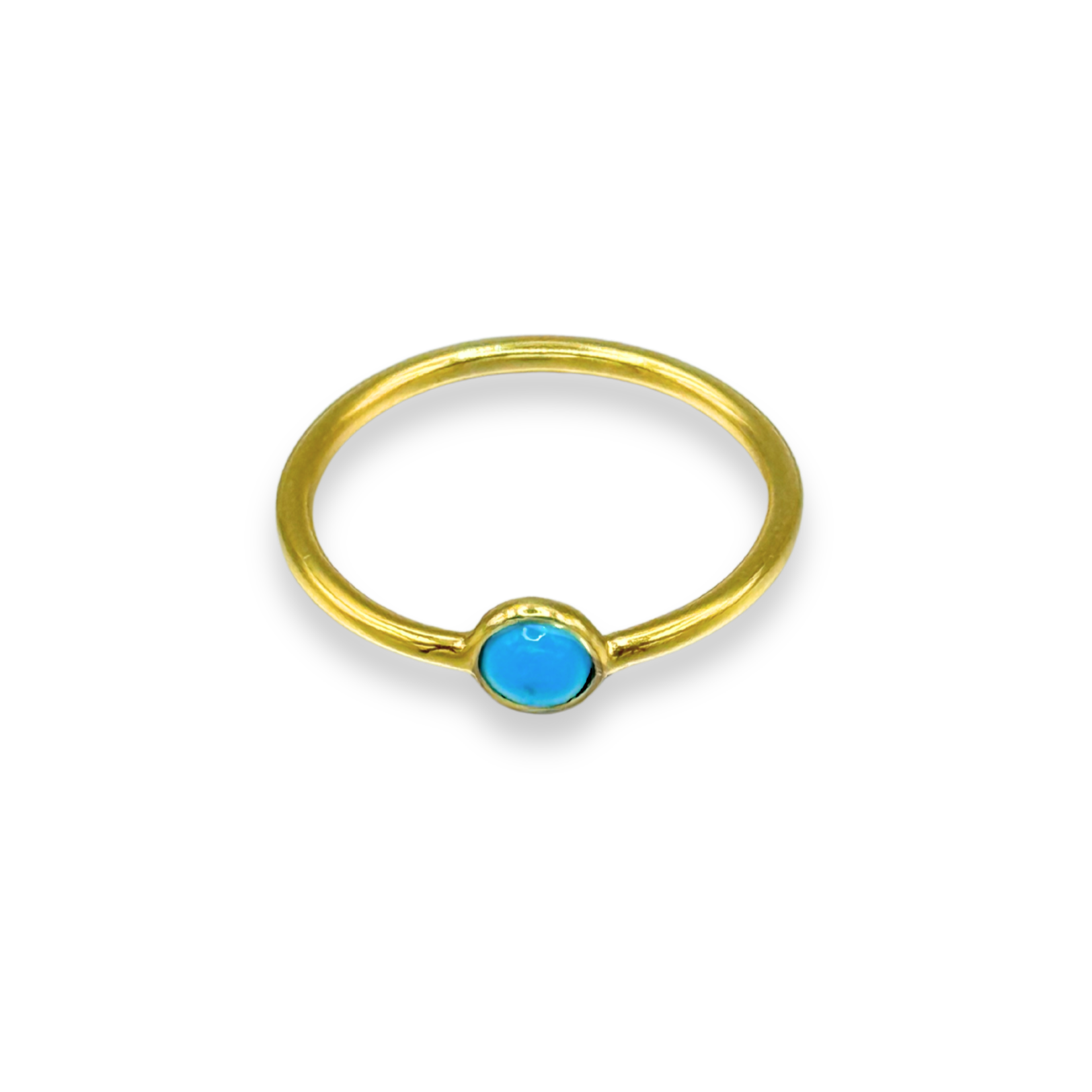 Paivand Turquoise Single Bezel Ring