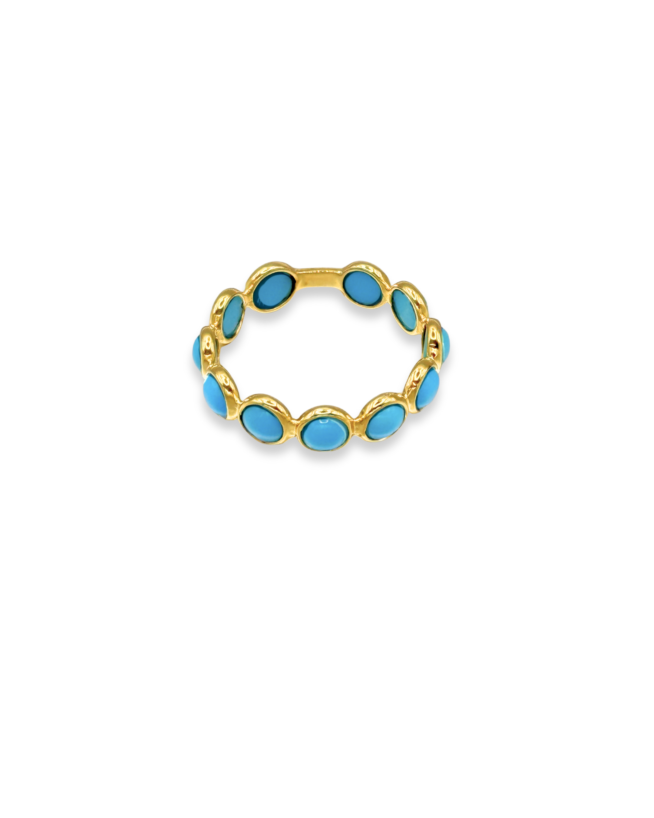 Turquoise Infinity Ring