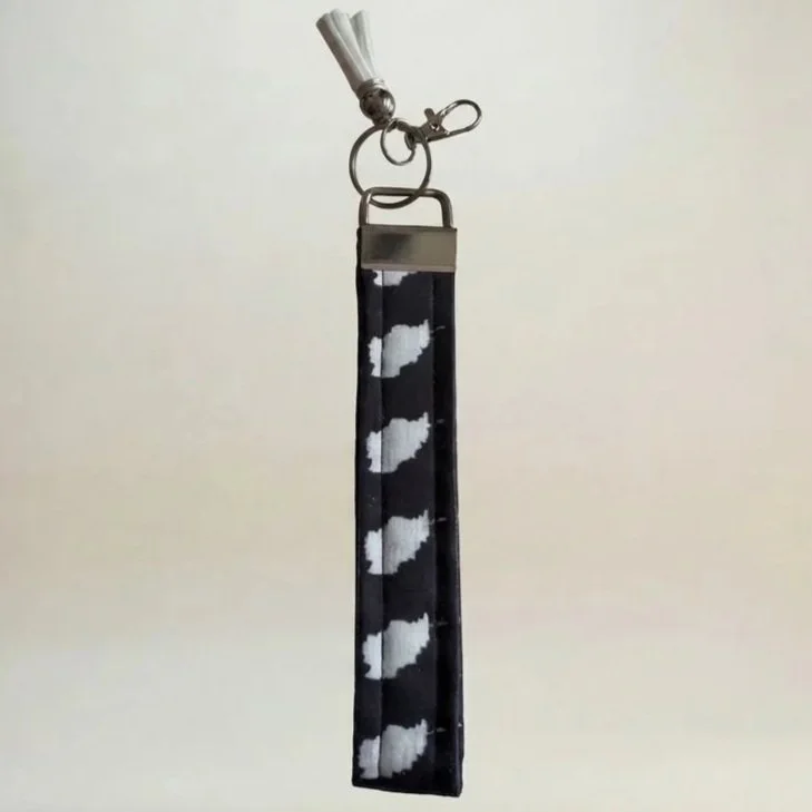 AFG Map Keychain - BLACK