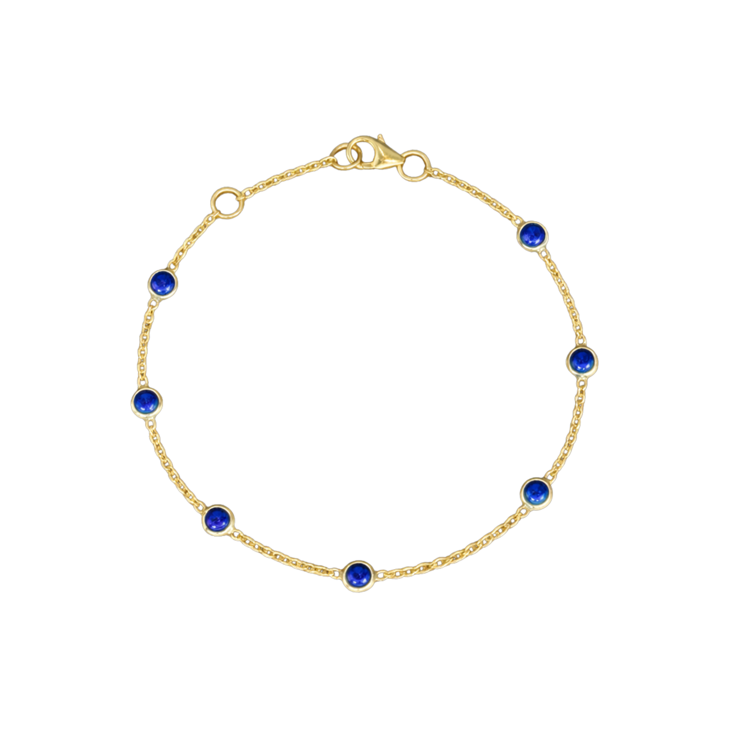 Lapis Lazuli Infinity Bracelet