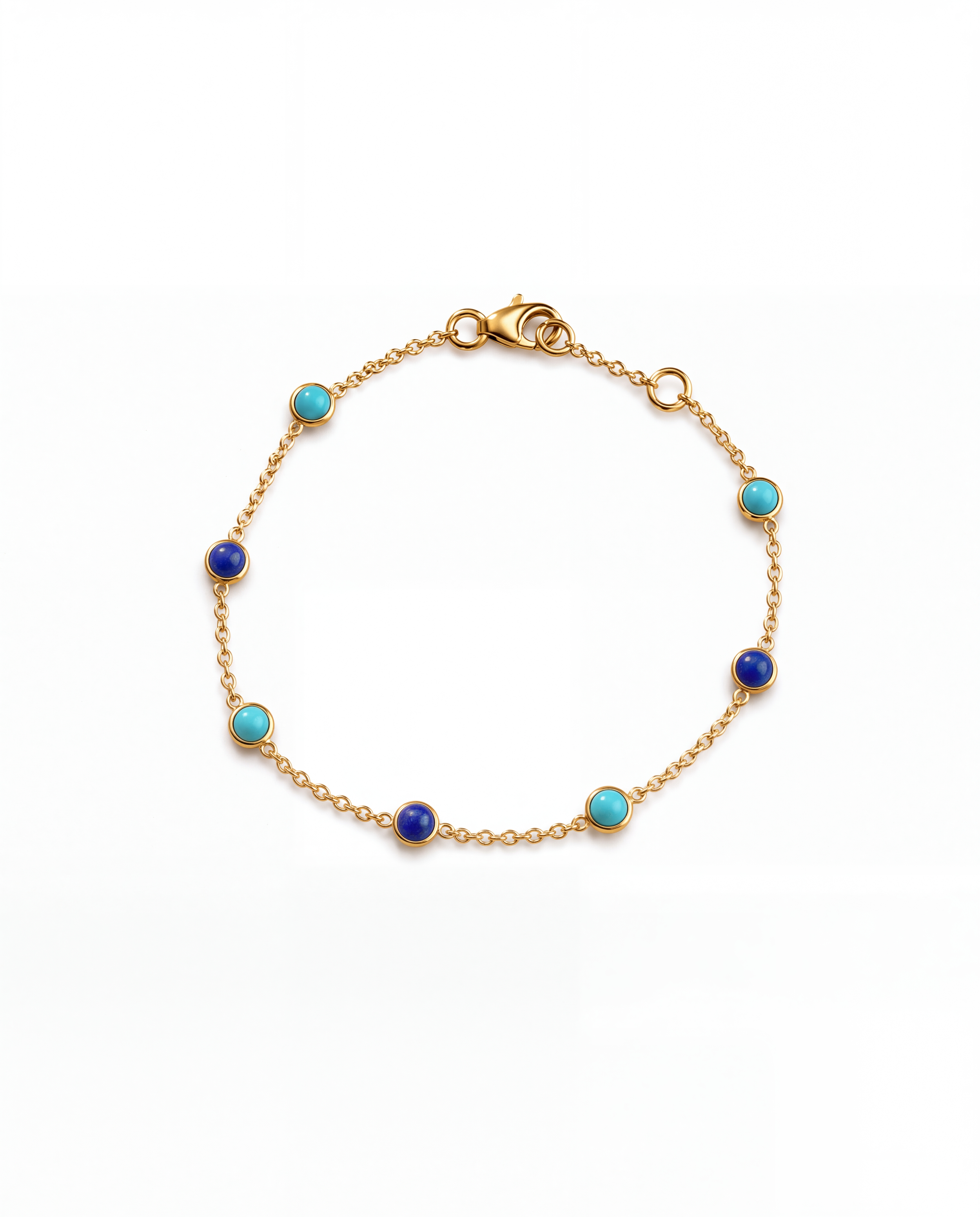 Paivand Turquoise and Lapis Lazuli Infinity Bracelet.png
