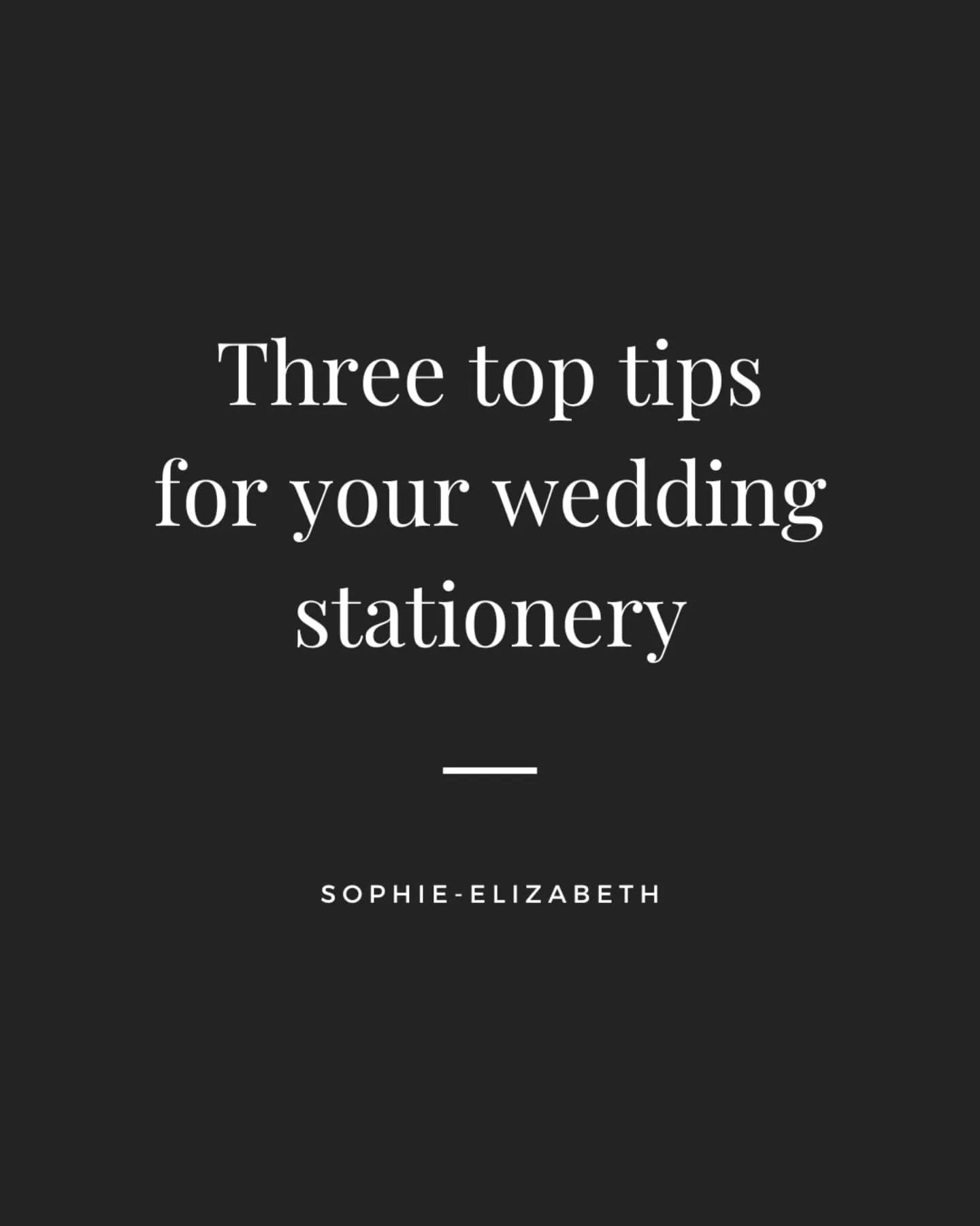 Want to make the most of your wedding stationery experience?

Here are my 3 golden rules:

1. Start earlier than you think - A couple of reasons really&hellip;  We do get booked in advance so it&rsquo;s always good to pre book your slot with us.  Sec