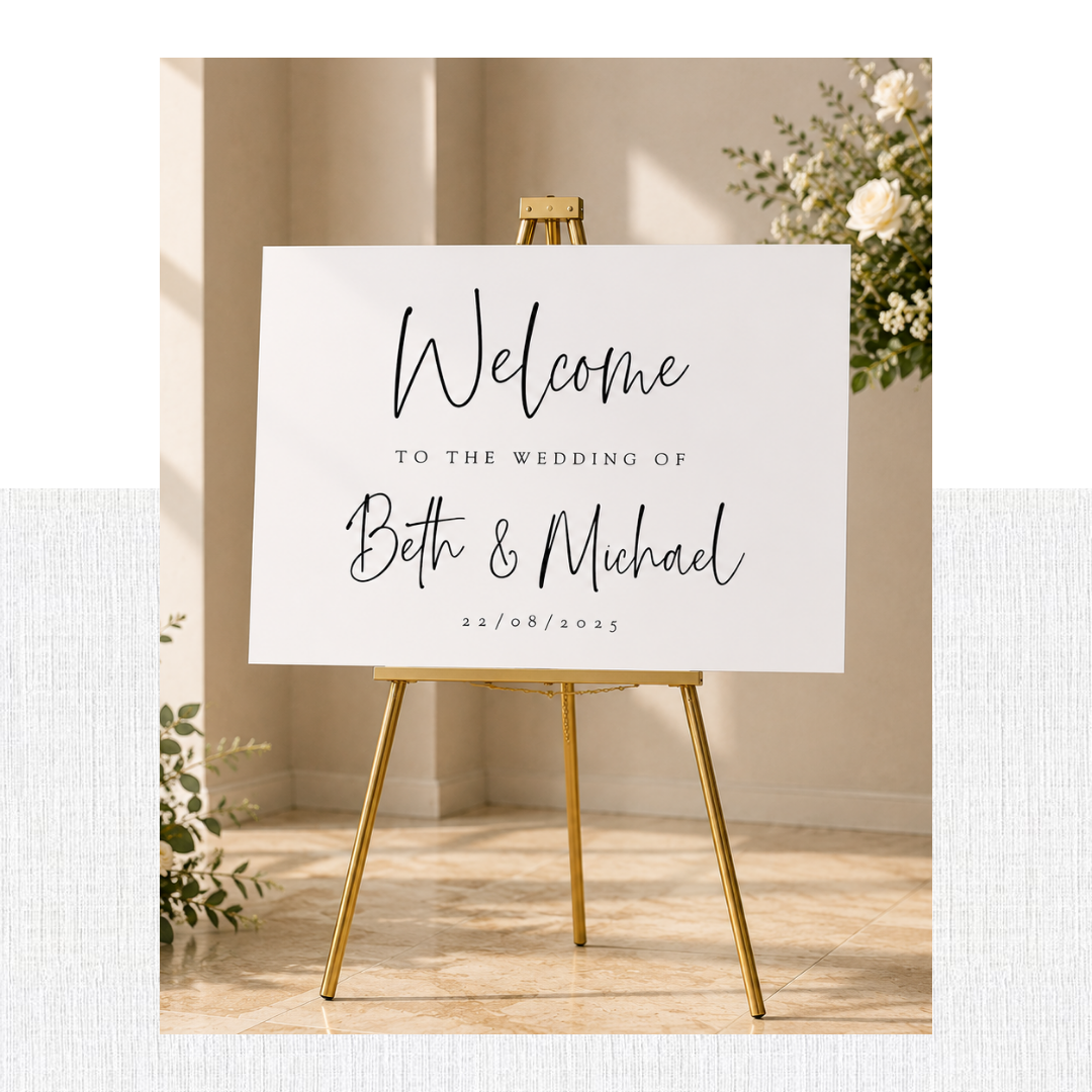 Signature Collection Welcome Sign