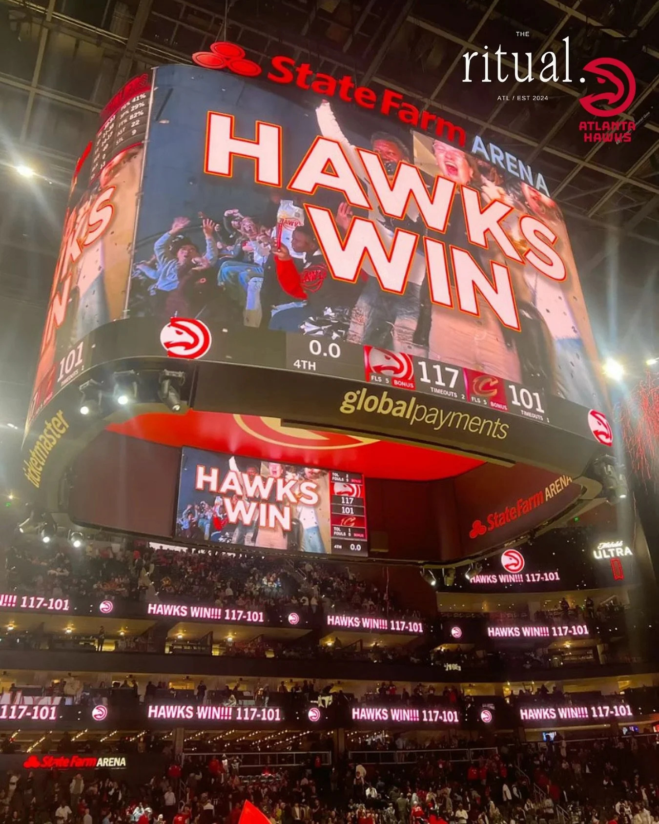 Ritual Night Out 🏀✨
Wednesday, December 3 &middot; 7:30 PM
Game night, but make it Ritual.
We&rsquo;re taking over State Farm Arena as the Hawks face the Clippers &mdash; community, courtside energy, and connection all in one night.

✨ what&rsquo;s 