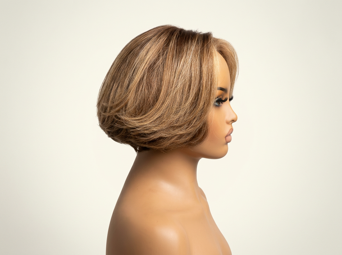 Beverly 8" - Honey Blonde Rounded Bob