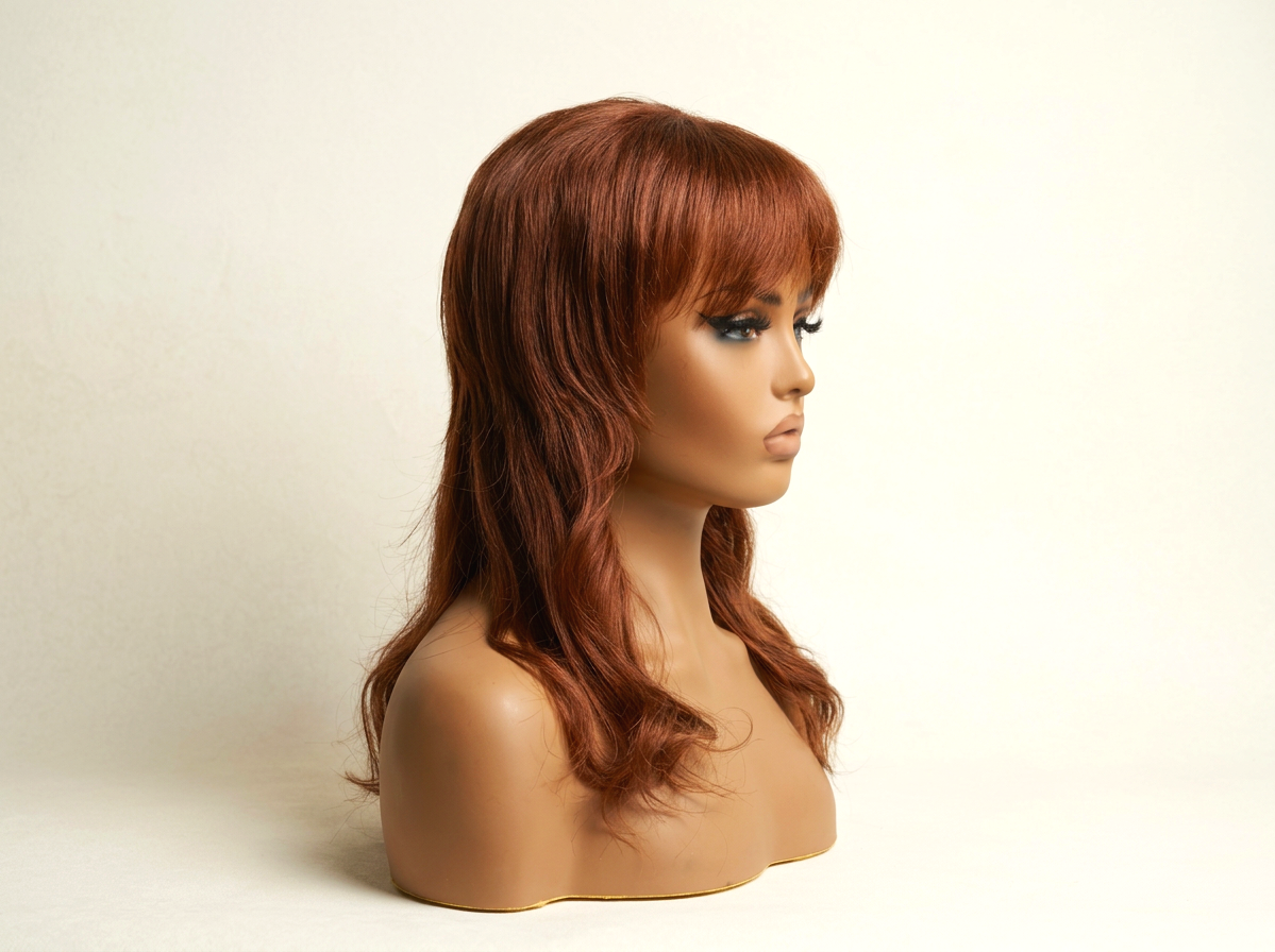 Roxy - Auburn Shag with Bangs