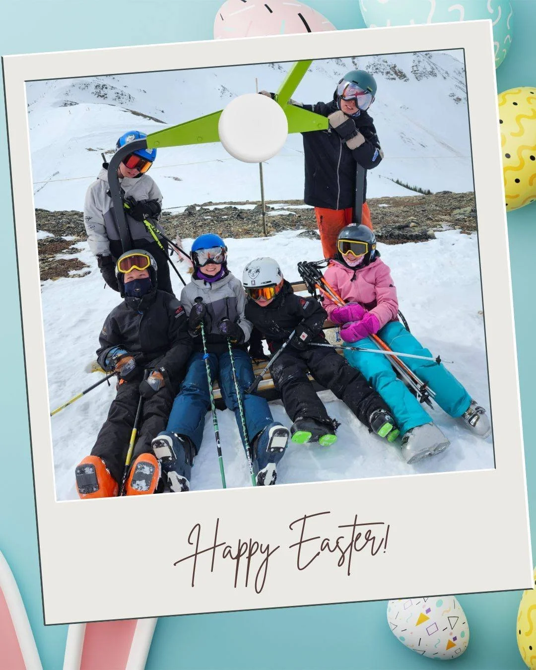 Our Freestylerz and Fundamentalz skiers had a great Easter day looking for some softer terrain to explore with Coach Charles.  It looks like the crew ended up in Tres Hombres with positive reviews! 😁
Happy Easter everyone! 🐣