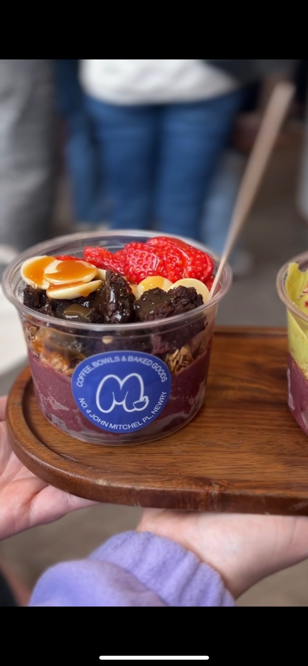 Short-form TikTok-style video showcasing a local café & product