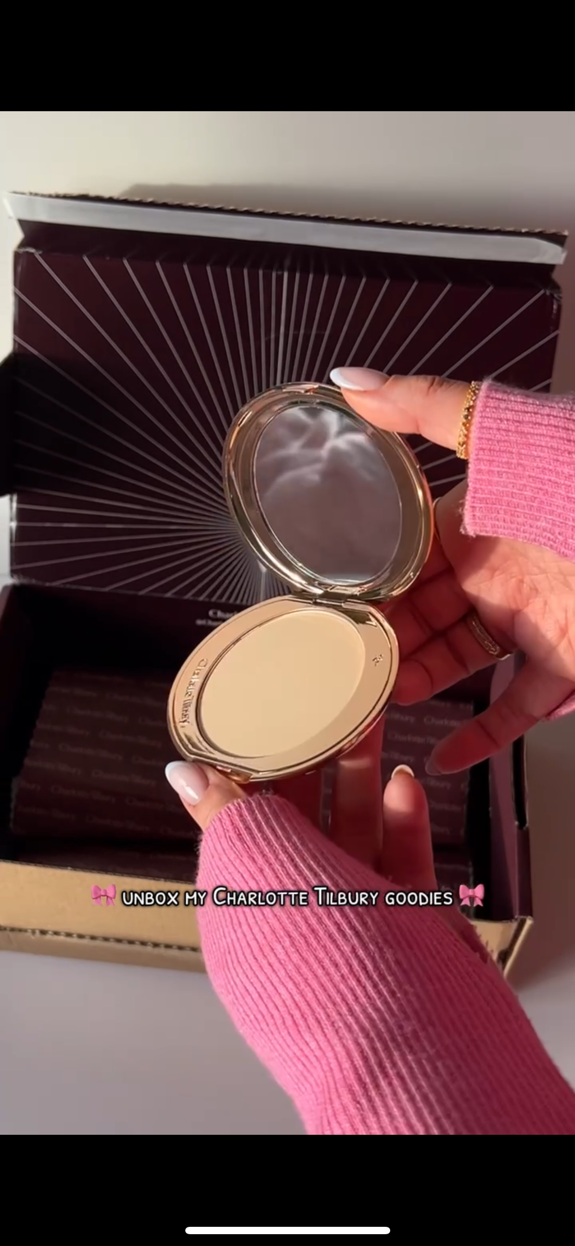 UGC style makeup unboxing