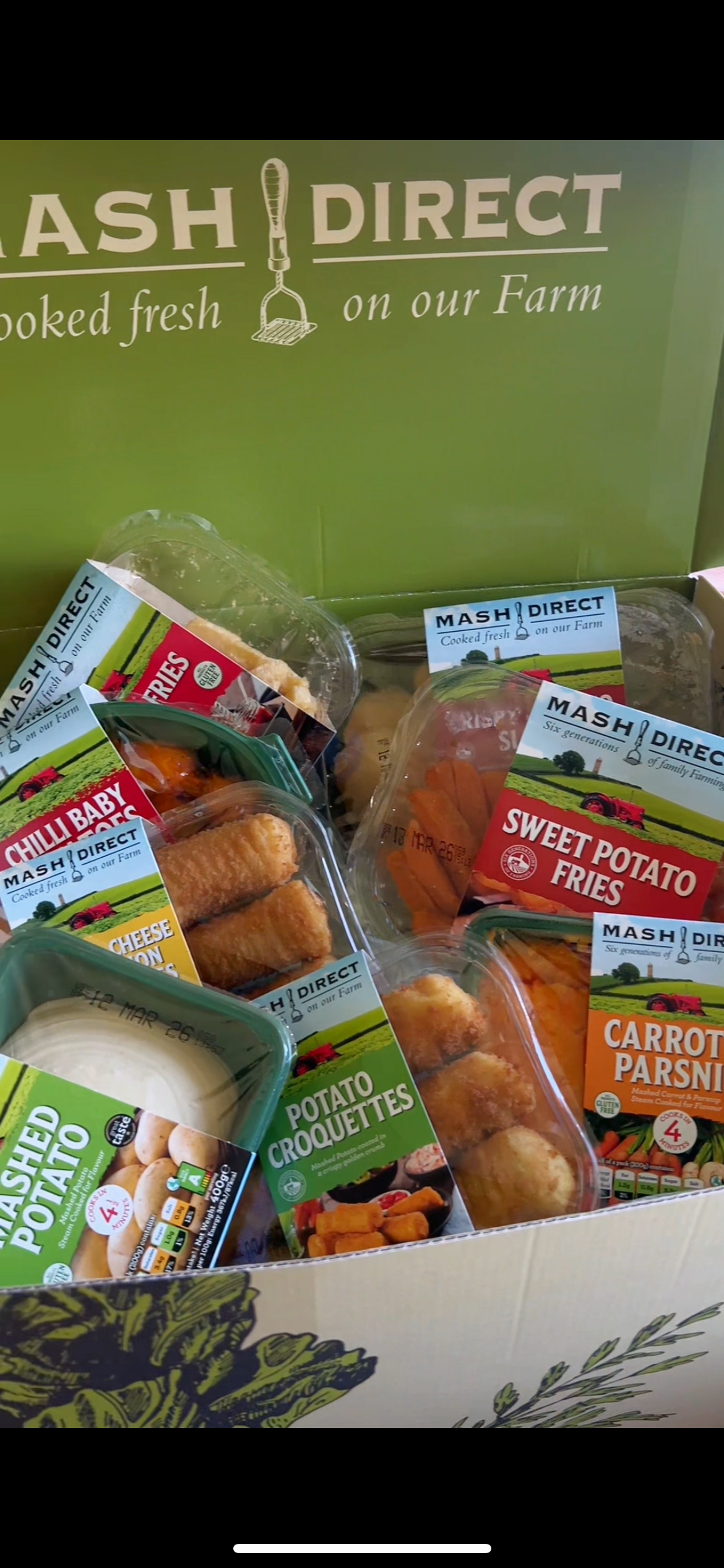 UGC-style unboxing video showcasing products