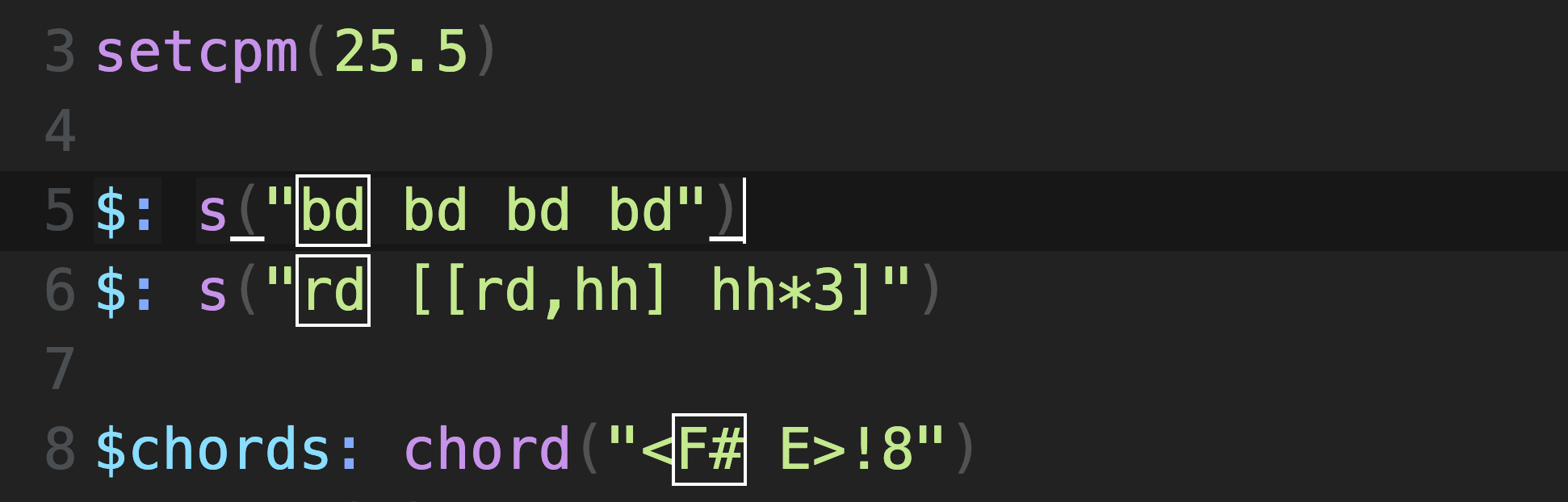 Making music with Strudel
