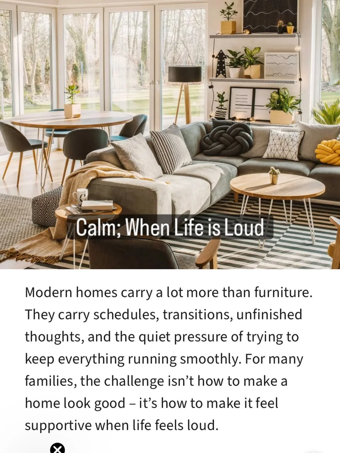 &ldquo;A home should feel lived in,&rdquo; Shalika explains. &ldquo;If it feels too precious, it creates stress instead of comfort.&rdquo;

I team up with the fabulous Laura Jones. editor of Kooihaus.com to reflect on how to create a space that looks