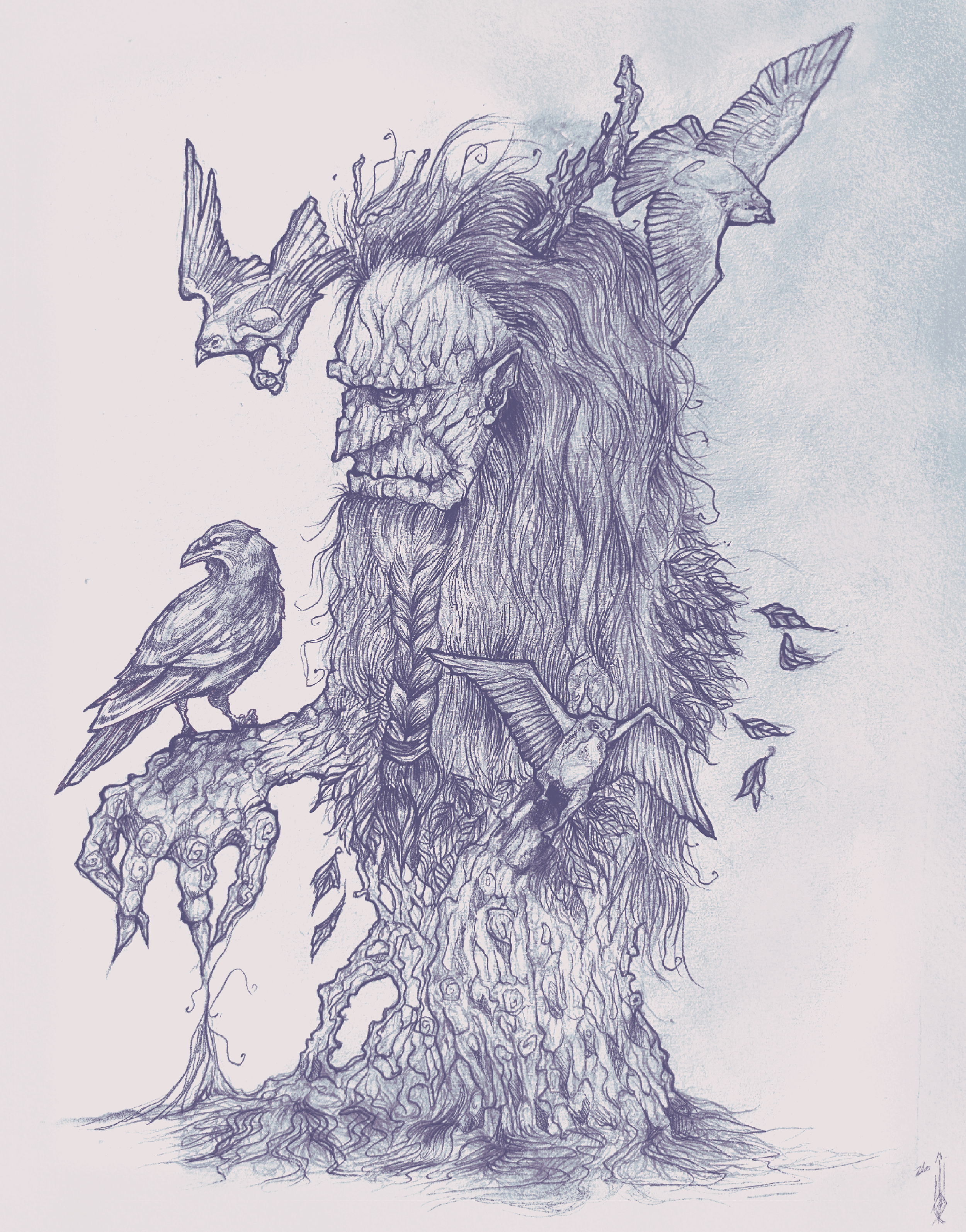 Time travel 2026 / Pencil and digital