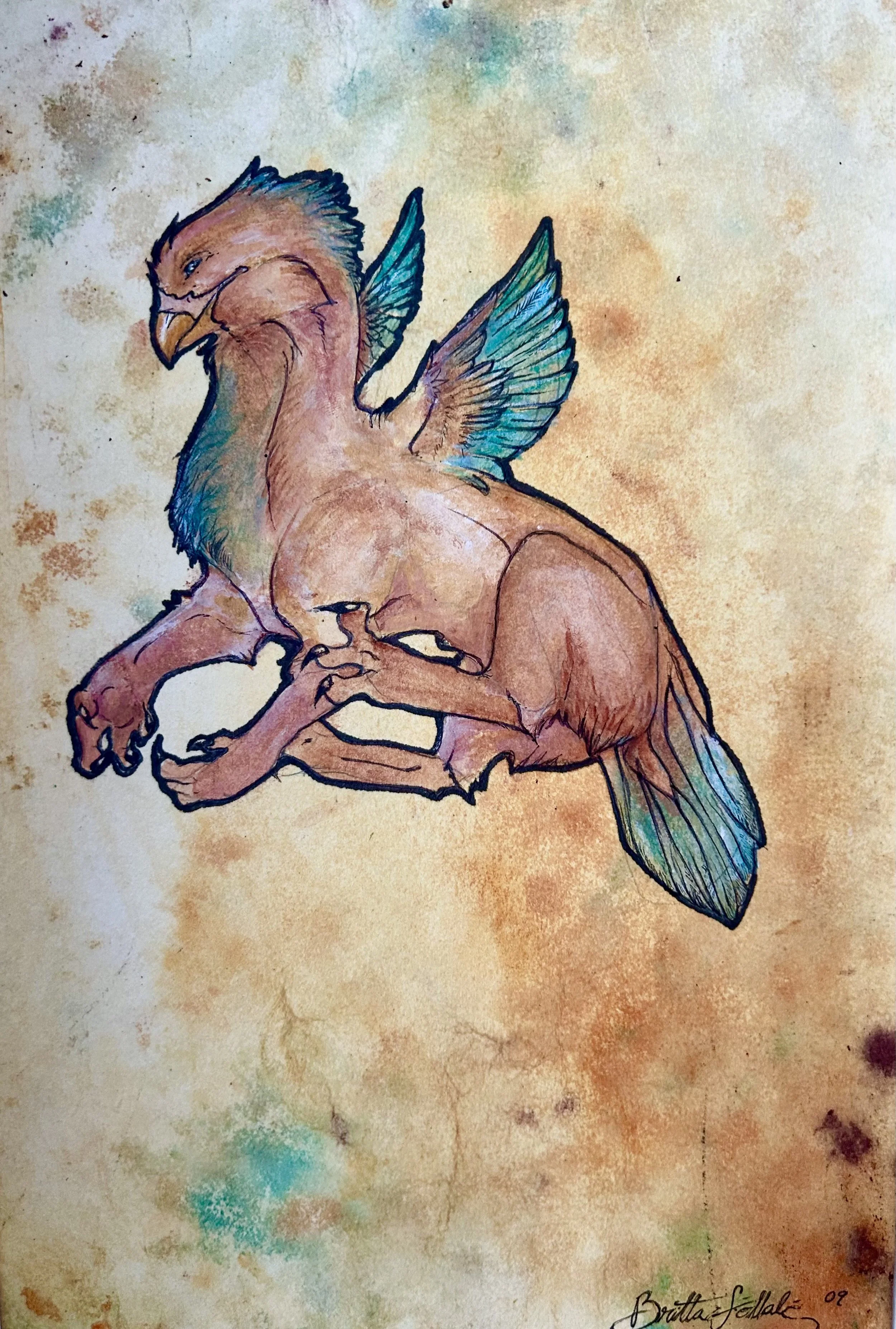 “MISCHIEVOUS” 2009 - Watercolour, pencil, micron pen on standard watercolour paper