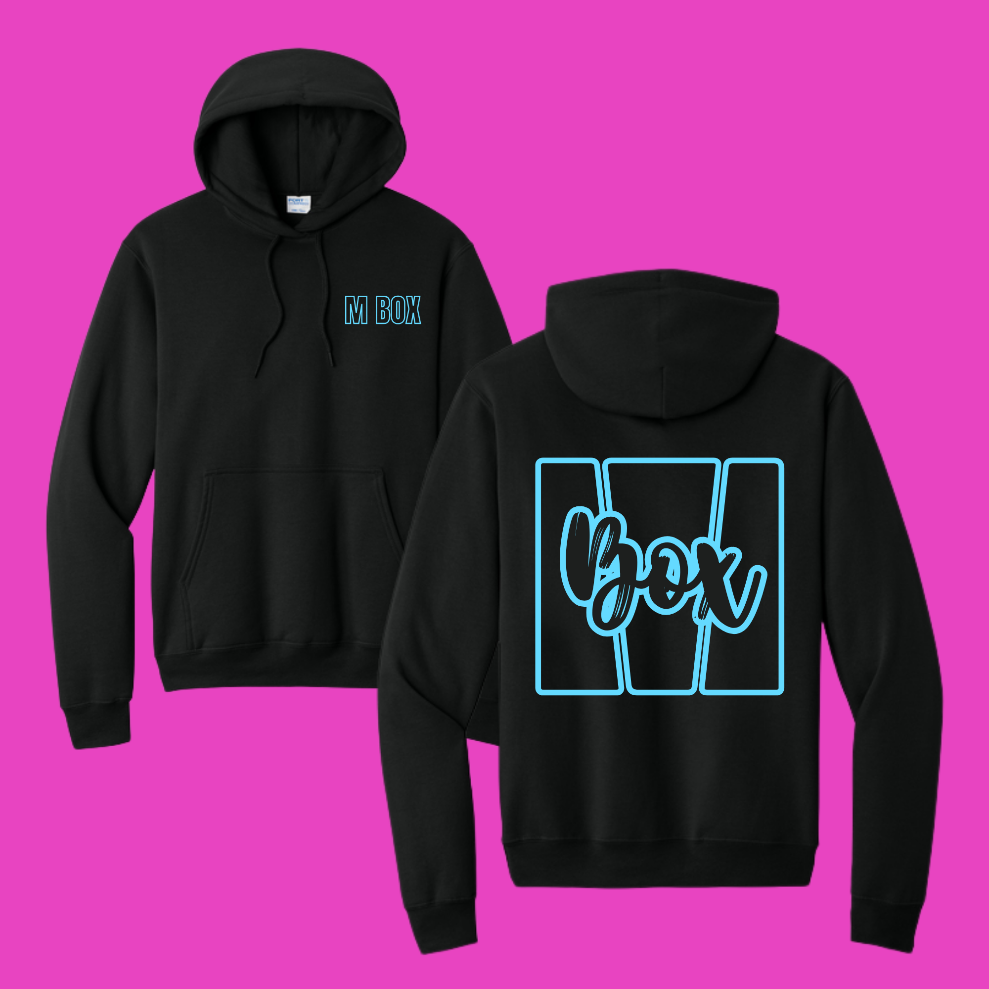 M Box Fitness Logo Hoodie