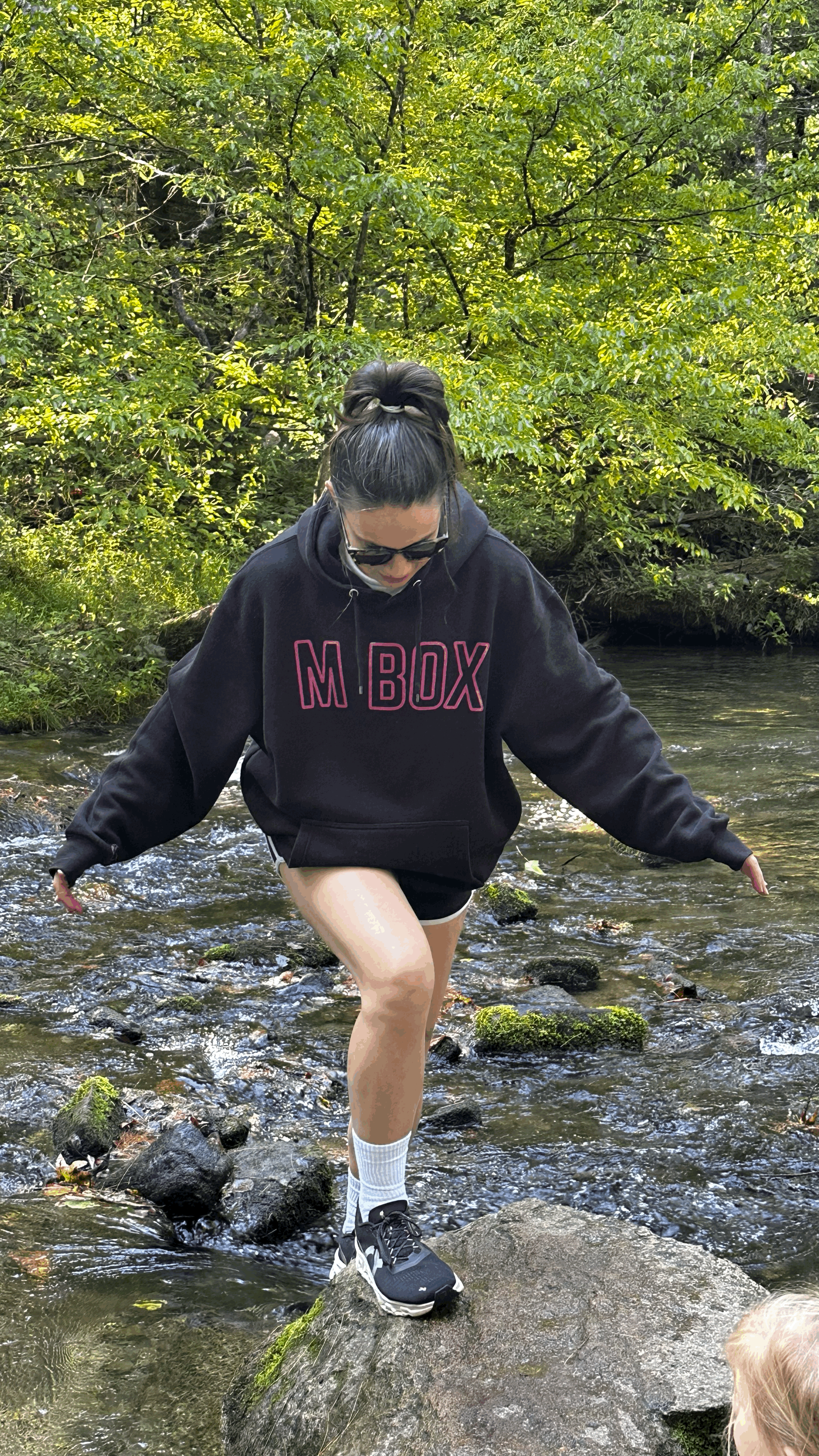 Black M Box Hoodie