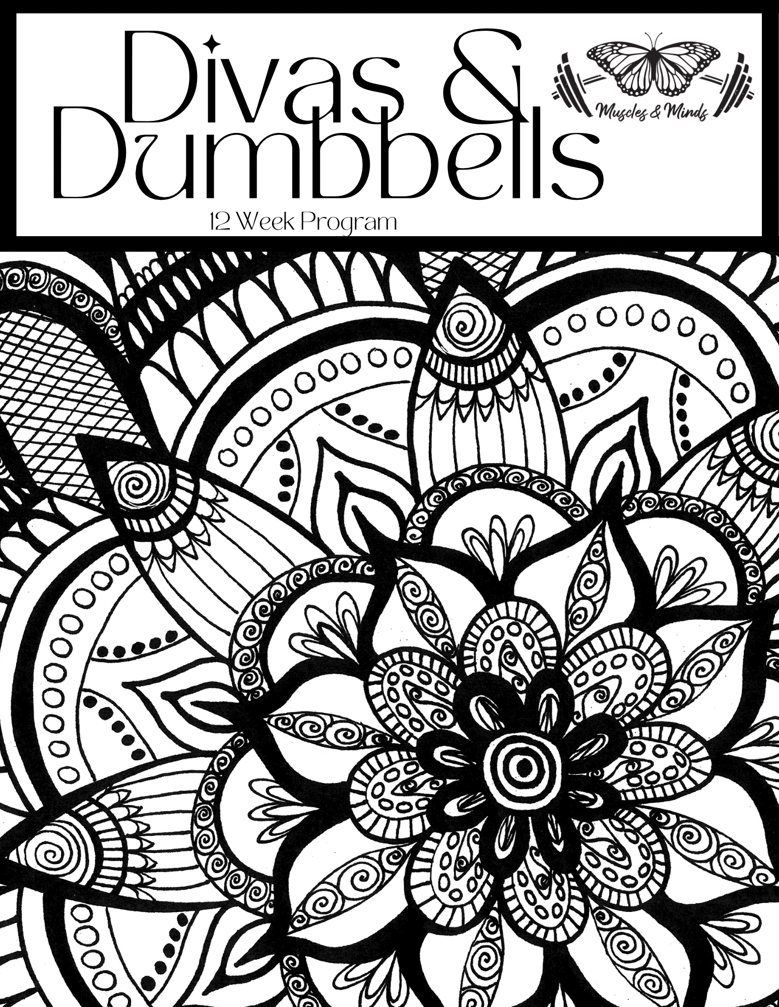 12 Week Divas and Dumbbells Printed Binder