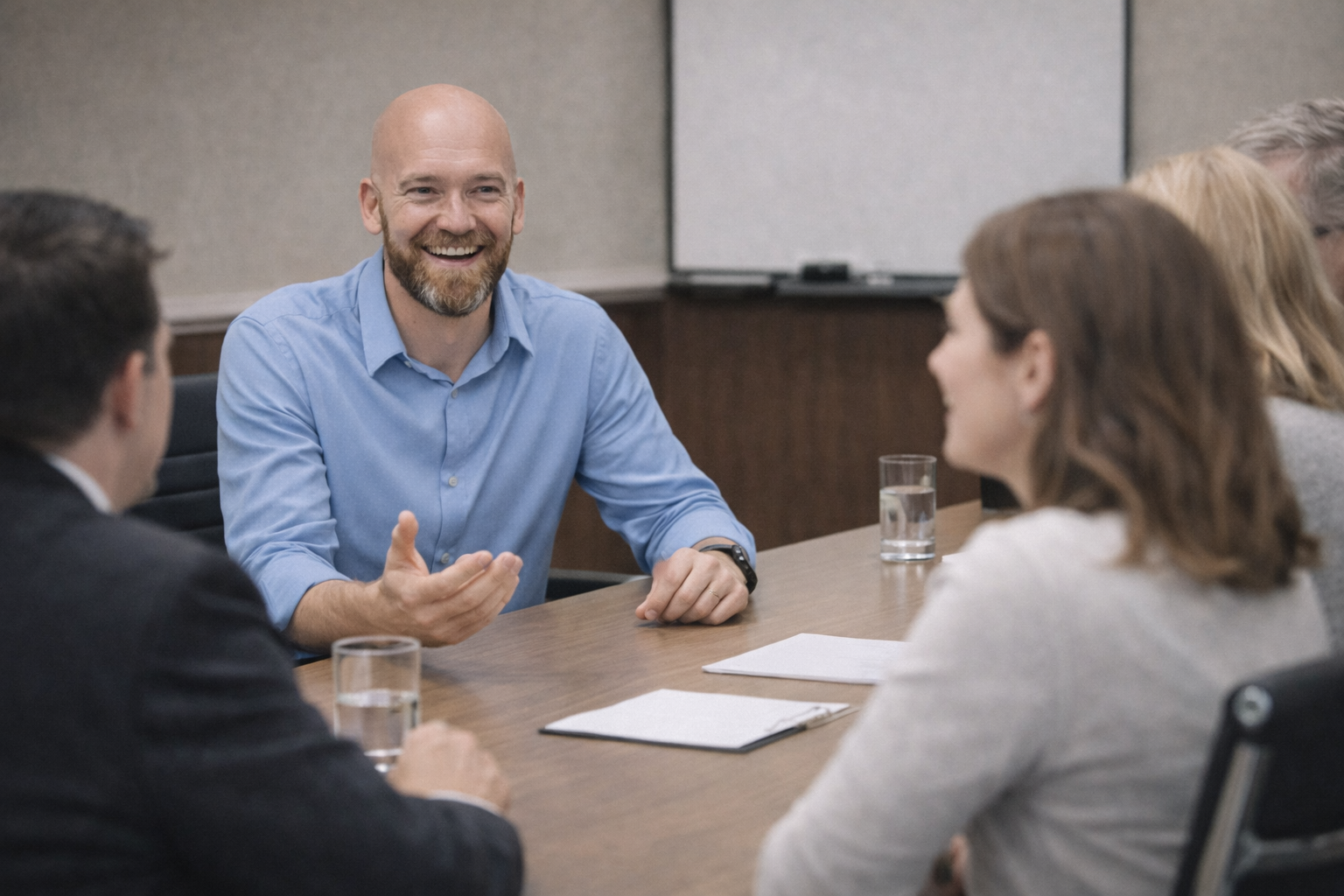 Chris Massie delivering a resilience workshop for Fourfold Leadership