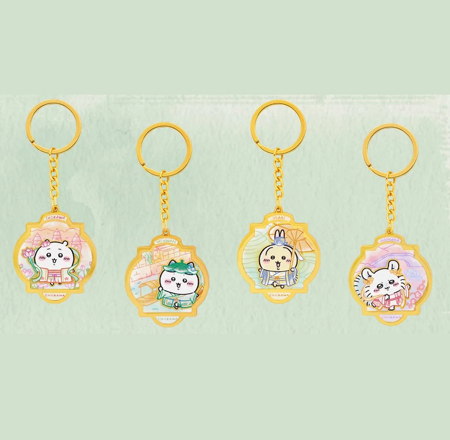 Chiikawa Hangzhou Limited Edition Hanfu Themed Metal Keychain