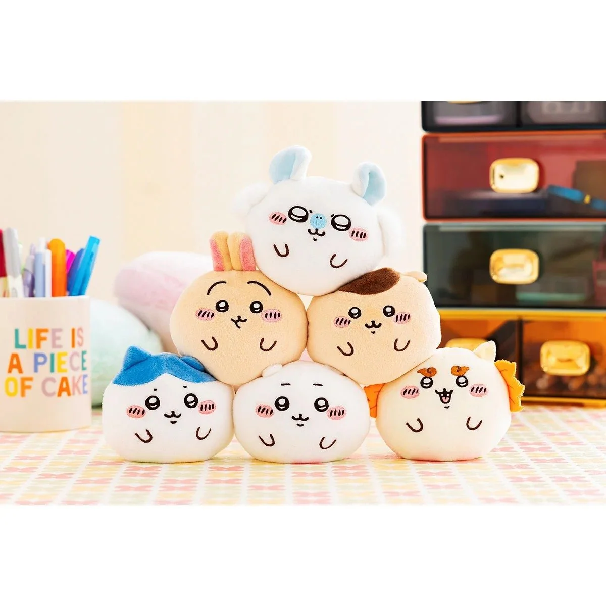 Chiikawa Round and Chubby Plush Toy