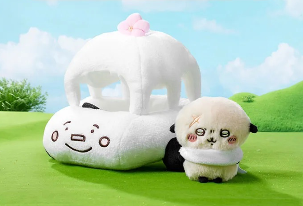 Miniso Chiikawa Series Car Plush Toy (Rakko)