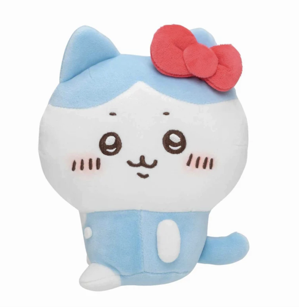 Chiikawa × Sanrio Characters Plush S (Hachiware & Hello Kitty)