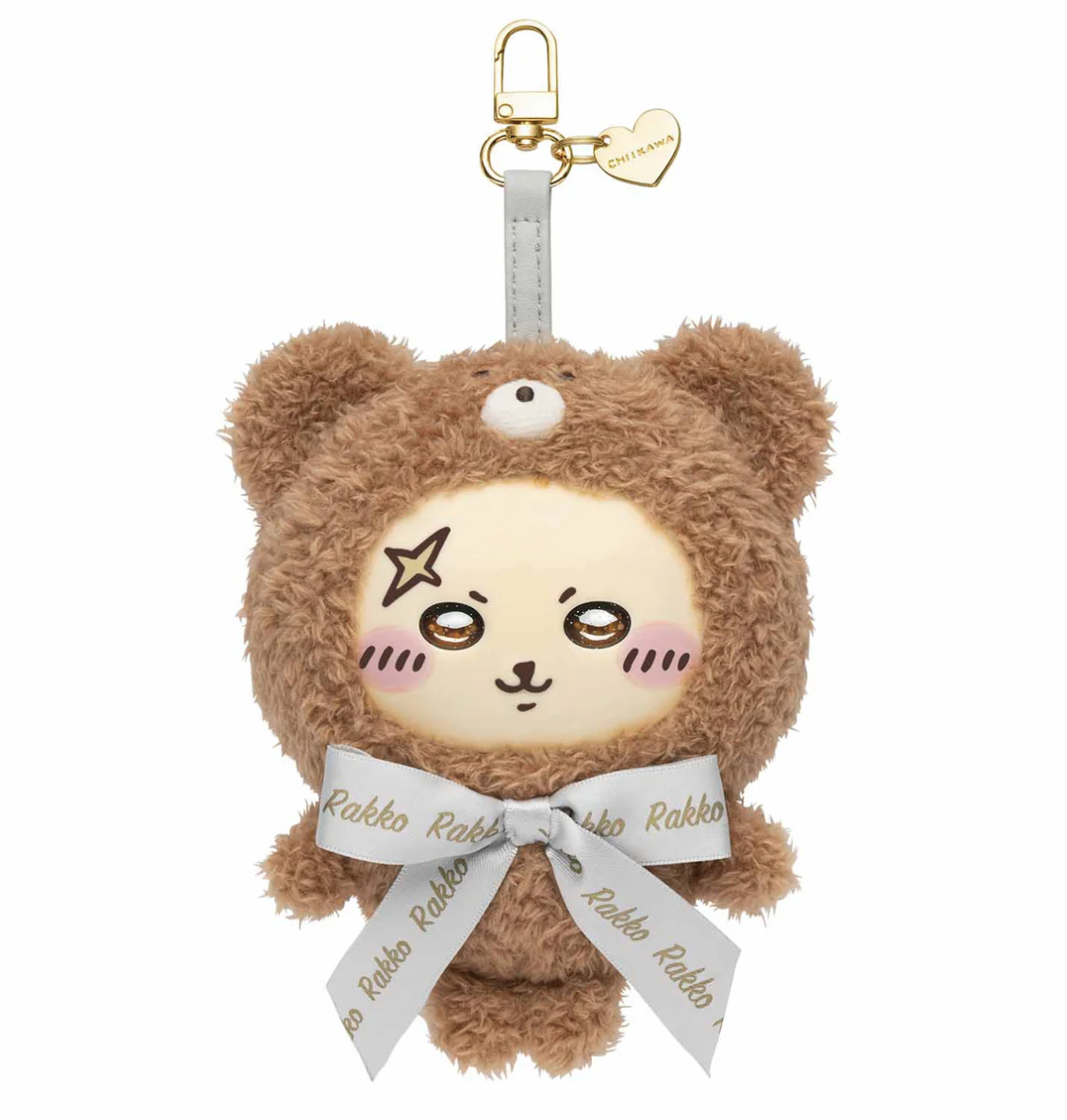 Chiikawa Kiramekko Teddy Bear (Rakko)