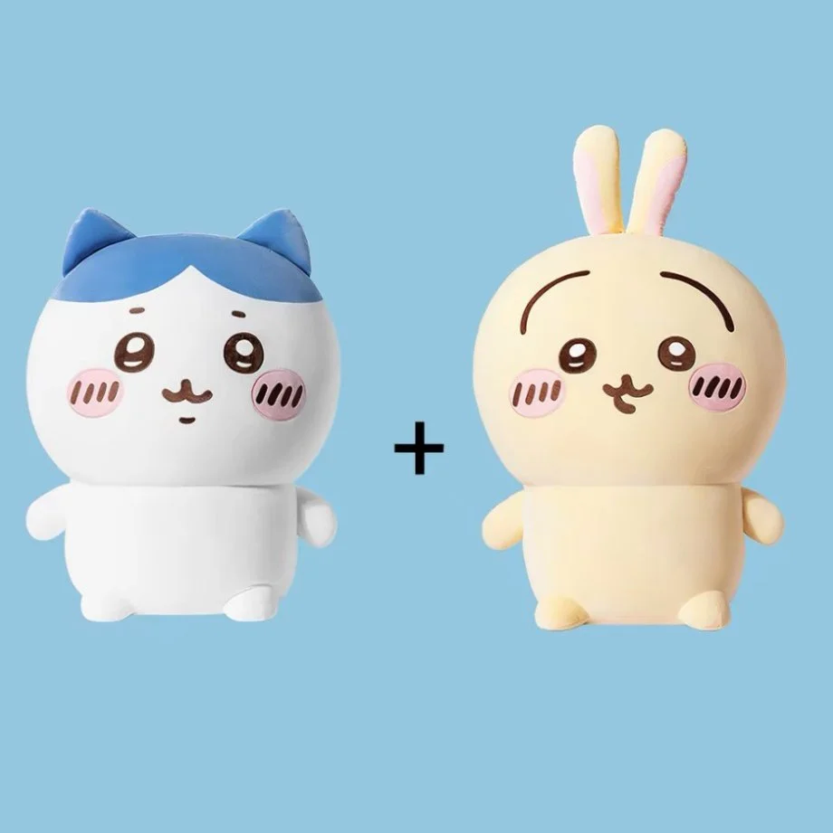 [North America Only] Miniso Giant Size Usagi + Hachiware Sitting Plush Combo
