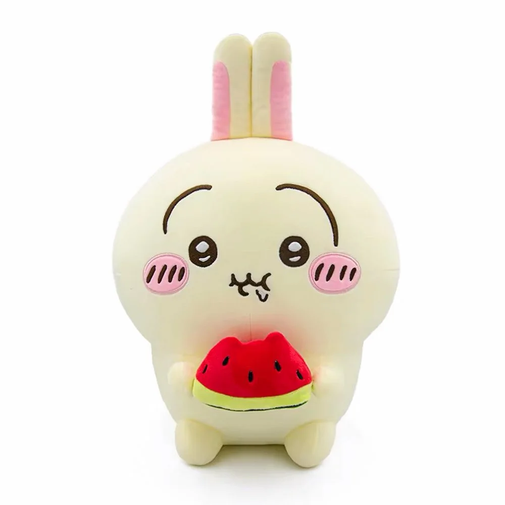 E-STRONG Chiikawa Eating Watermelon Plush (Usagi)