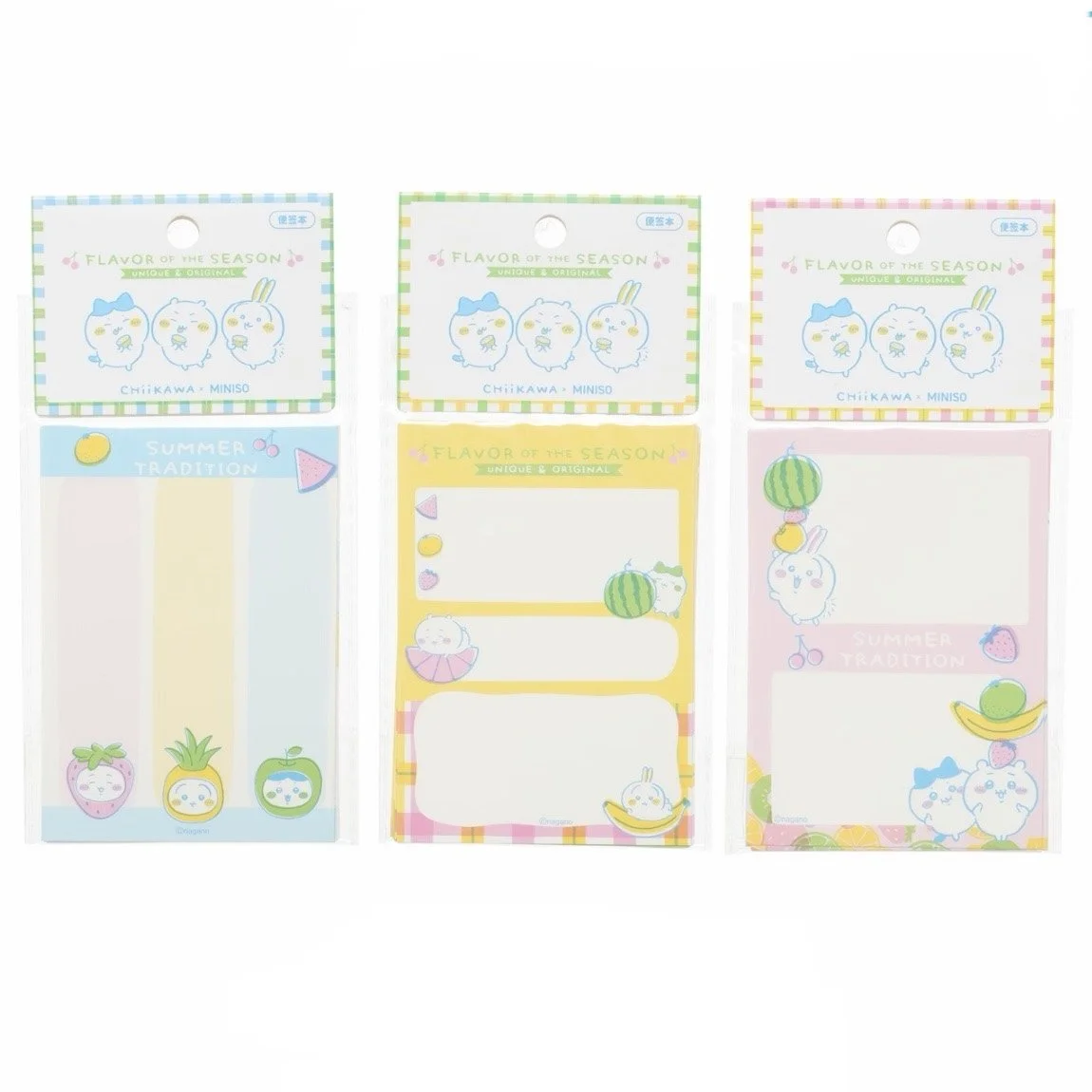 Miniso Chiikawa Fruit Market Series Sticky Notes