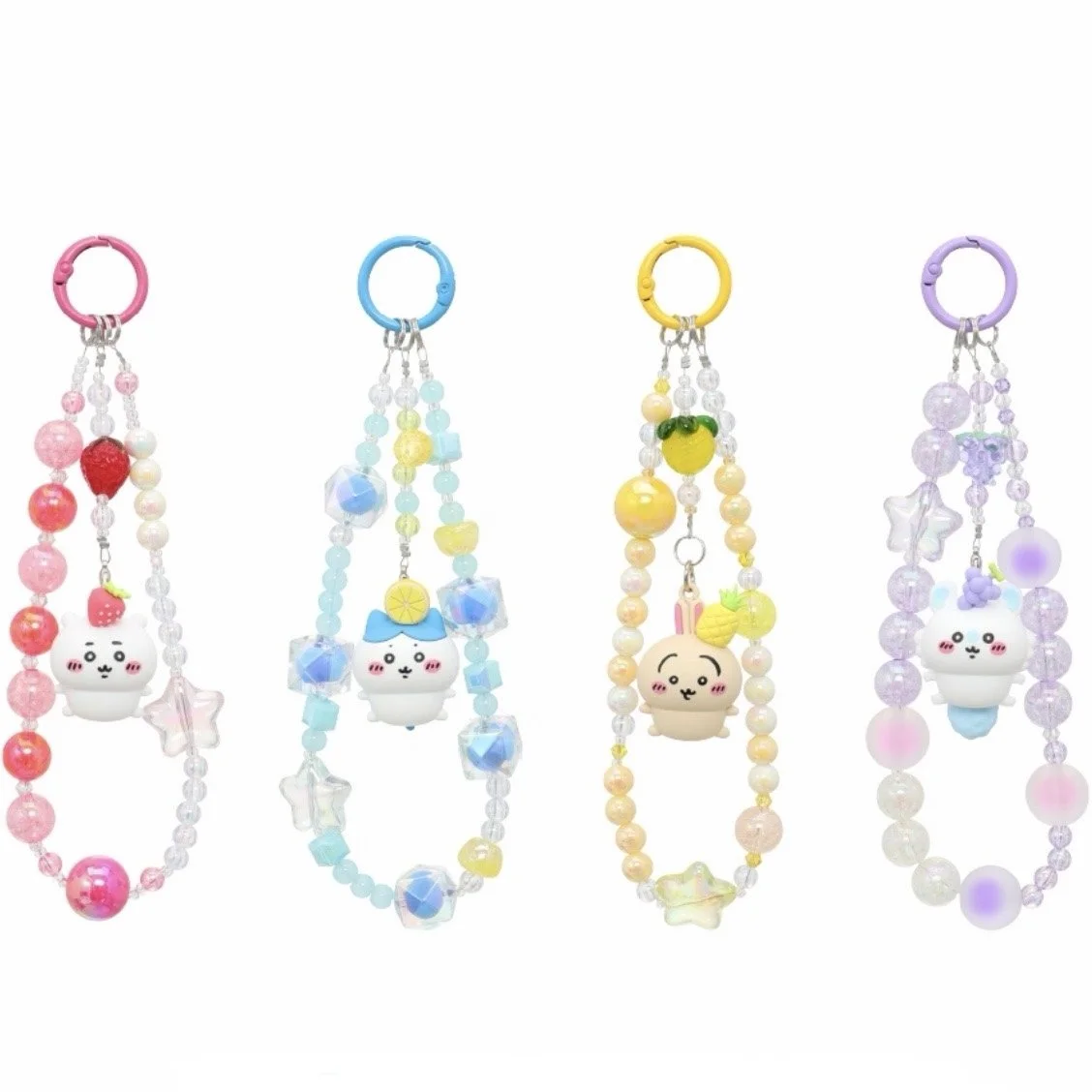 Miniso Chiikawa Fruit Market Series 3D Beanie Eyes Charm