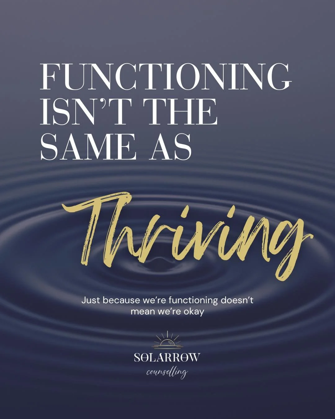 Just because we&rsquo;re functioning doesn&rsquo;t mean we&rsquo;re okay.

We can show up to work, care for everyone else, answer messages, meet expectations &mdash; and still feel chronically tense, depleted, or emotionally flat. High functioning ca