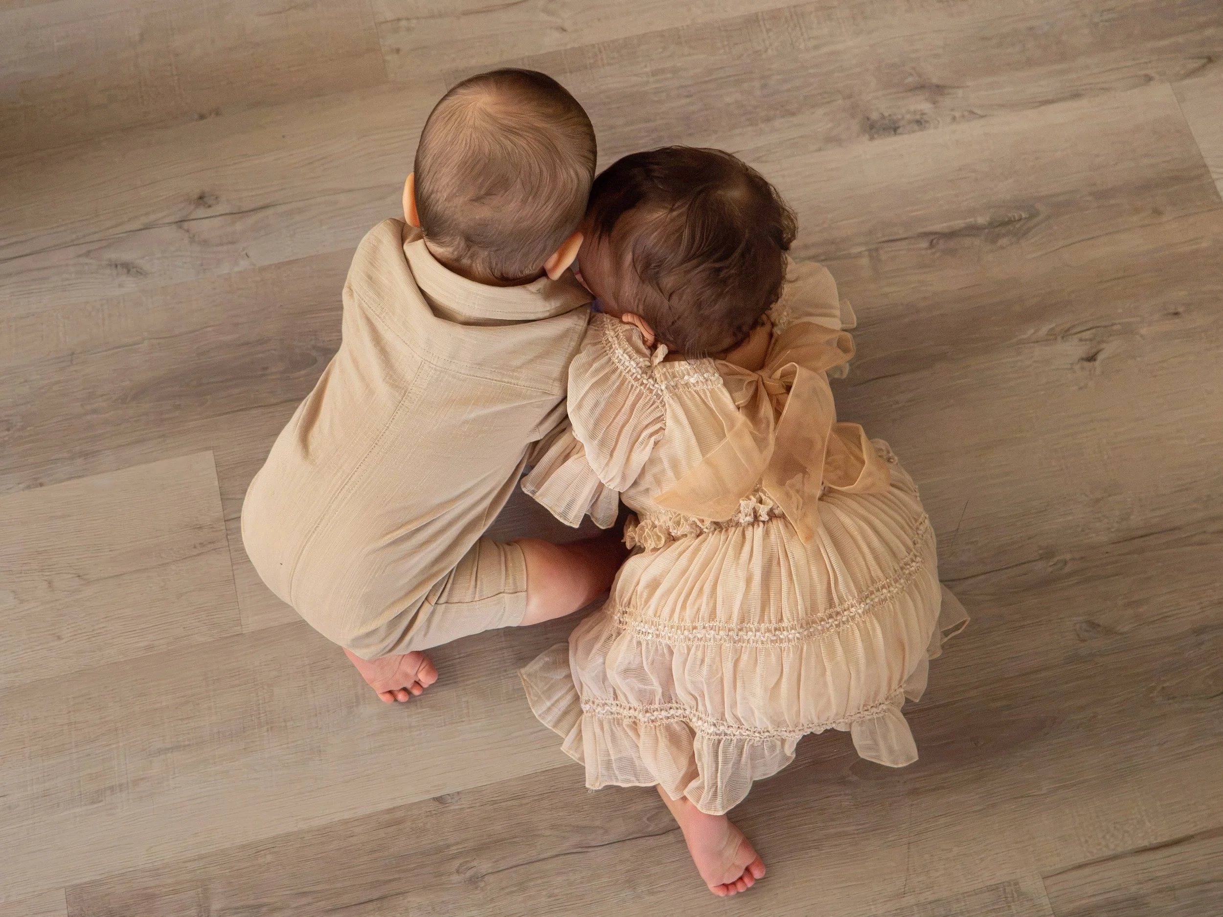 I can&rsquo;t believe my babies are 1 ✨. Thank you @wildlaine.photography for such incredible photos to commemorate a year of raising these tiny humans.