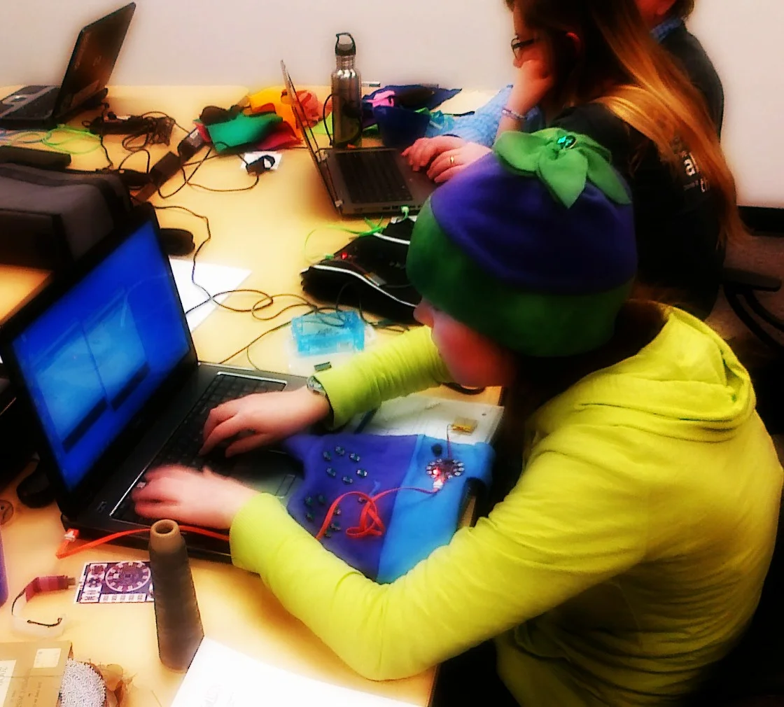 Making with Wearable Technology Lilypad Circuits