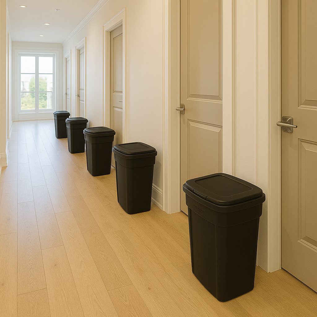Mountain Luxury Apartments With Automated Trash Cans