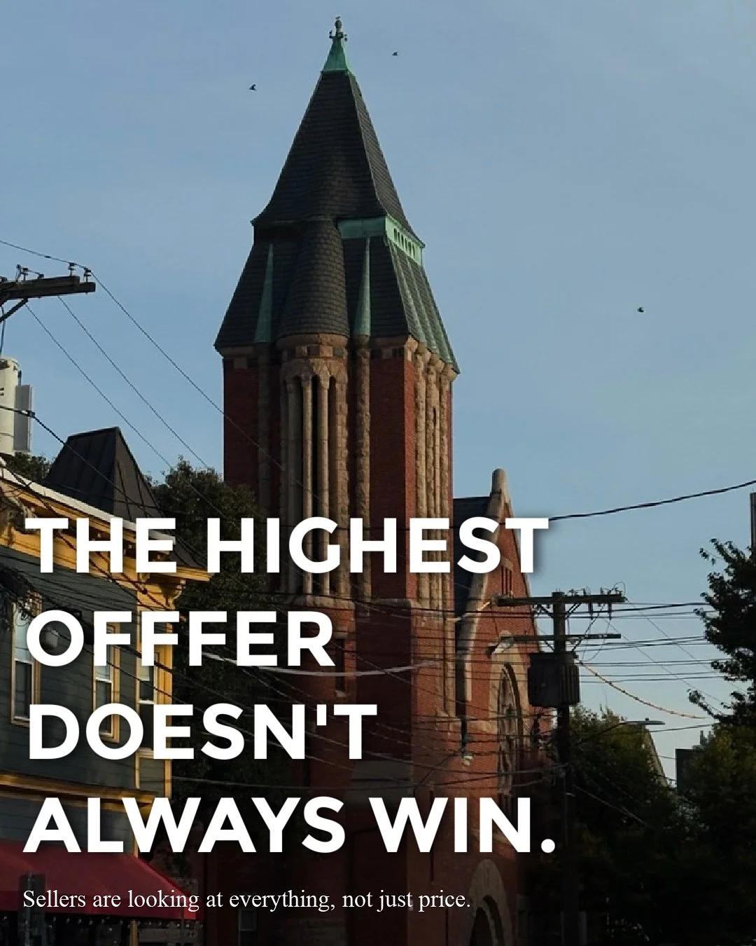 Let me explain&hellip; 

I recently helped my buyer clients win a multiple offer situation, and we weren&rsquo;t the highest offer. 

We won because we focused on what also matters: structure, strategy, and communication.

In this market, sellers don