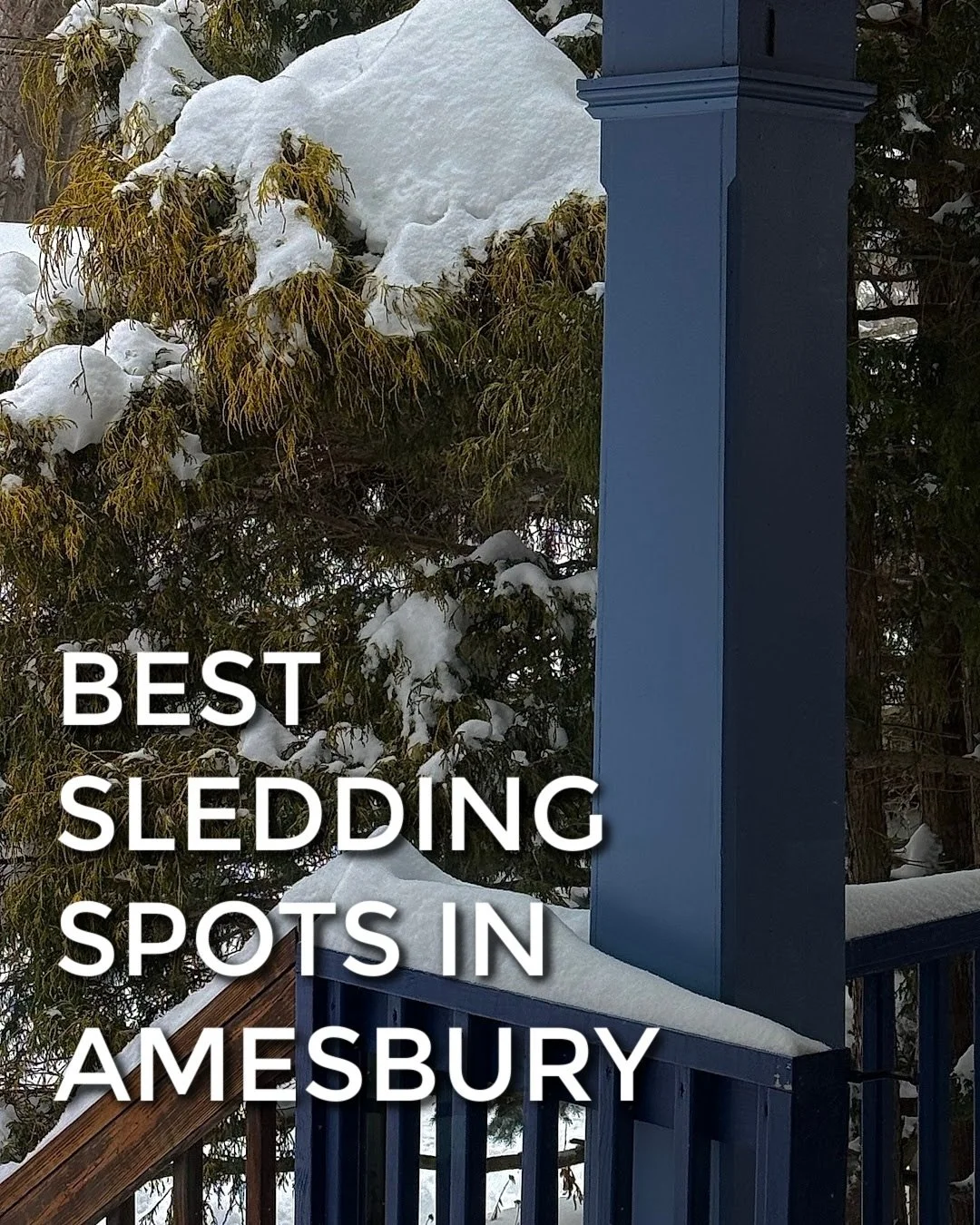 I grew up and live here, but it&rsquo;s been about 20 years since I went sledding, so I asked around.

Where do you take the kids (or where did you go growing up) for the best sledding around Amesbury? These were the top answers. 

Growing up, I alwa