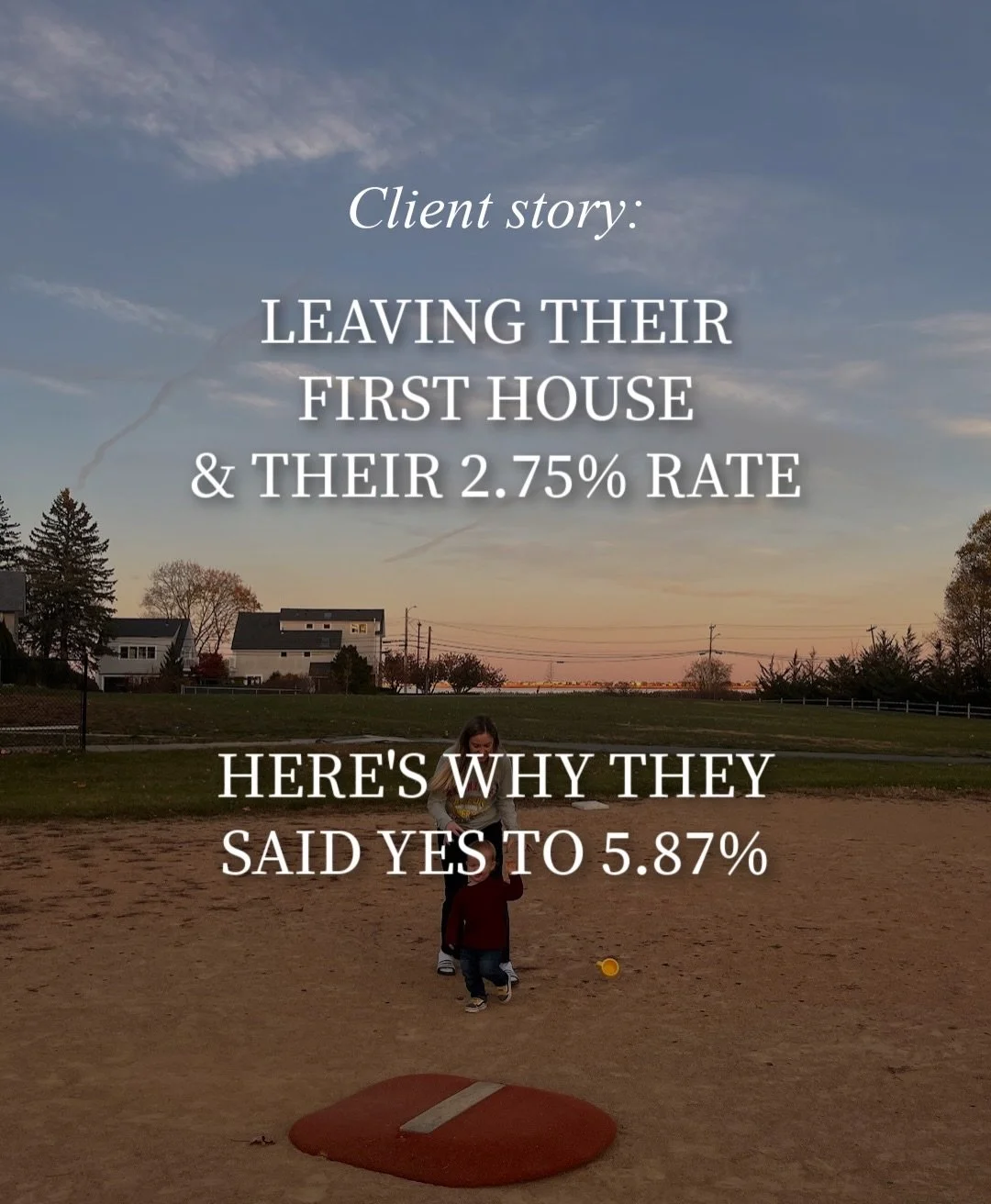 This is a conversation I have often.

Clients who love their homes and locked in great rates, but quietly feel like they&rsquo;ve outgrown the space.

◾️The rate feels safe.
◾️The payment feels comfortable.
◾️And that comfort can make it hard to even