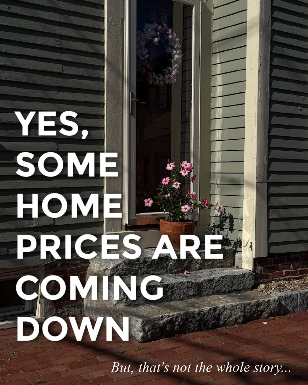 If you&rsquo;ve been waiting for the market to &ldquo;make sense&rdquo; again&hellip; this might be the timing you were hoping for.

More inventory.
More time to think.
Inspections back on the table.
And in some towns, prices adjusting instead of cli