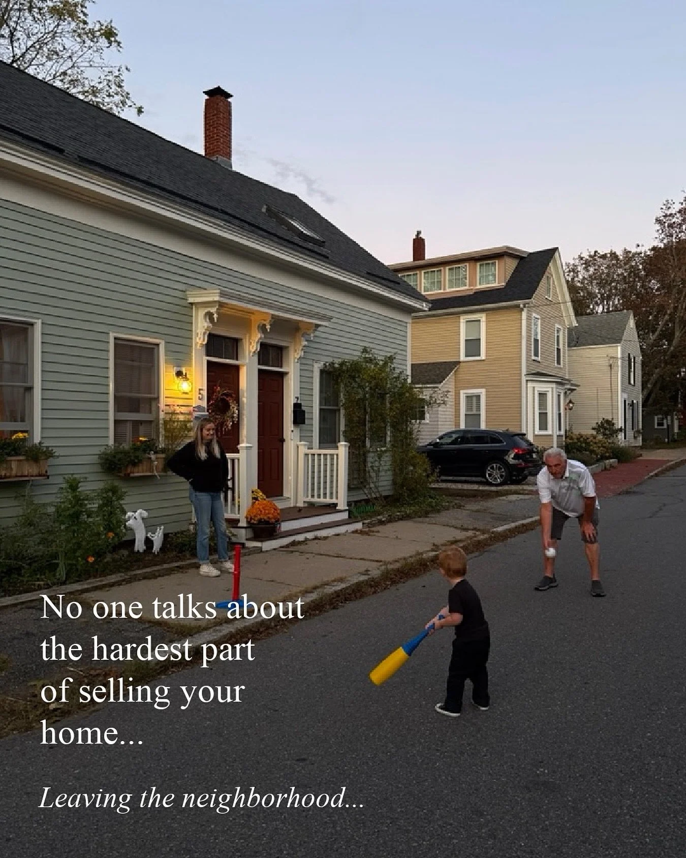 Outgrowing your house is one thing.

Leaving the neighborhood?
That&rsquo;s the hard part.

The street you&rsquo;ve walked a thousand times.
The neighbors who became family.
Late nights in the driveway.
The park you can get to without thinking about 